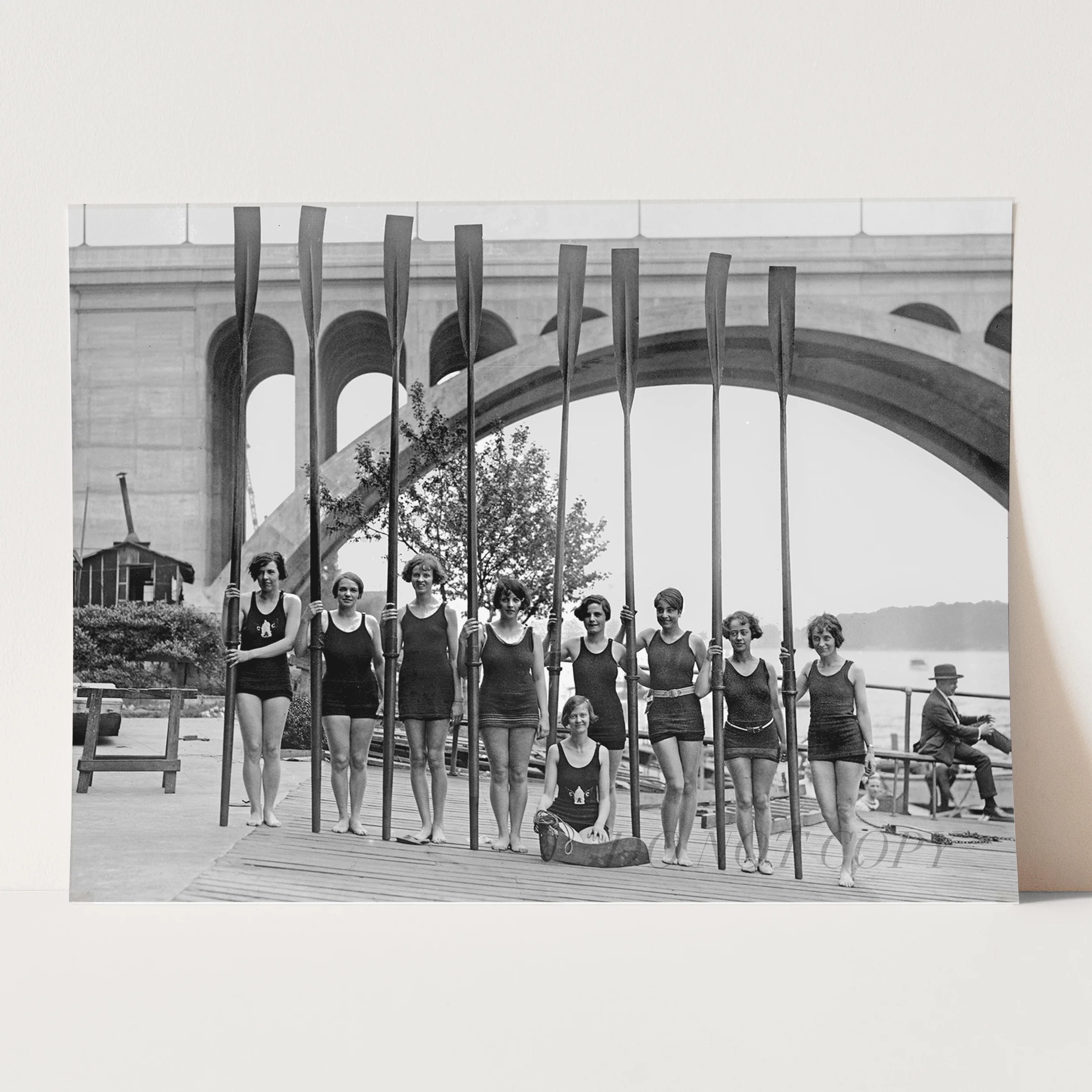 1926 Women's Rowing Team - Image 3