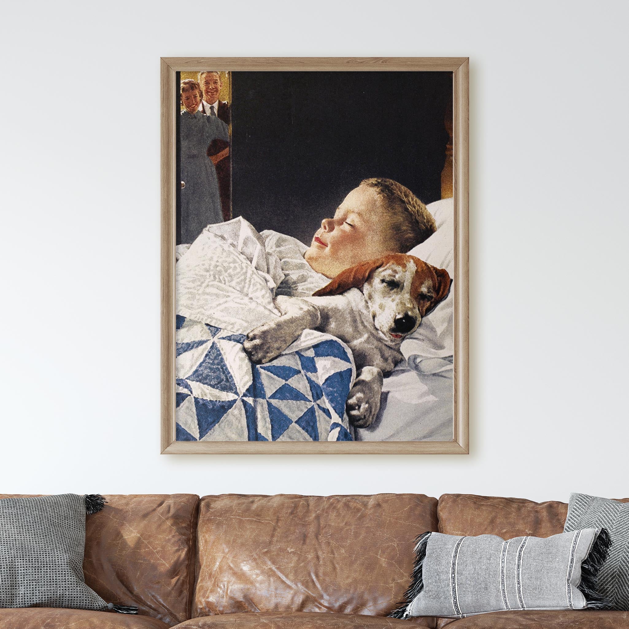 A Boy and His Dog by Norman Rockwell - Image 3