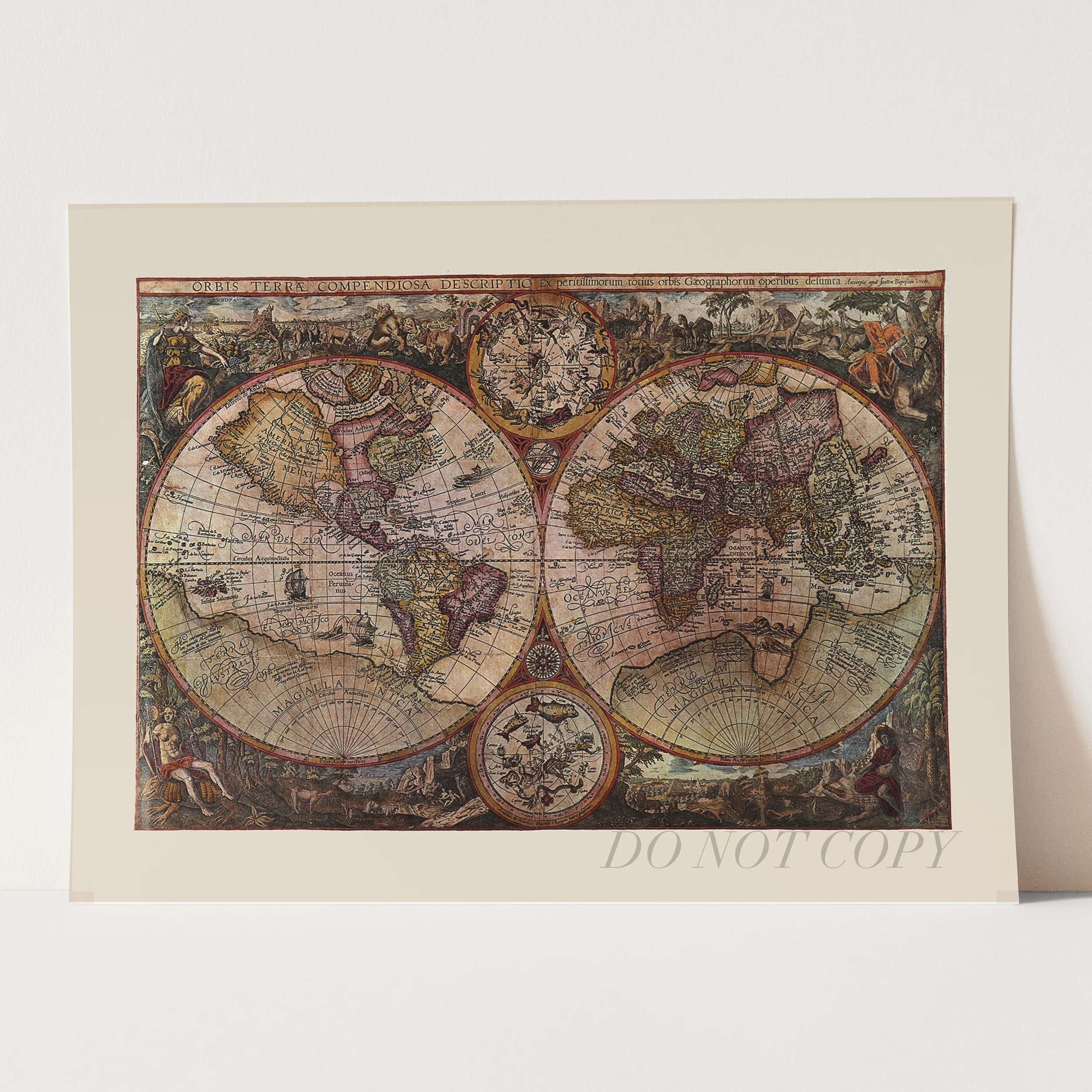 A Map of the World 1596 - Image 3