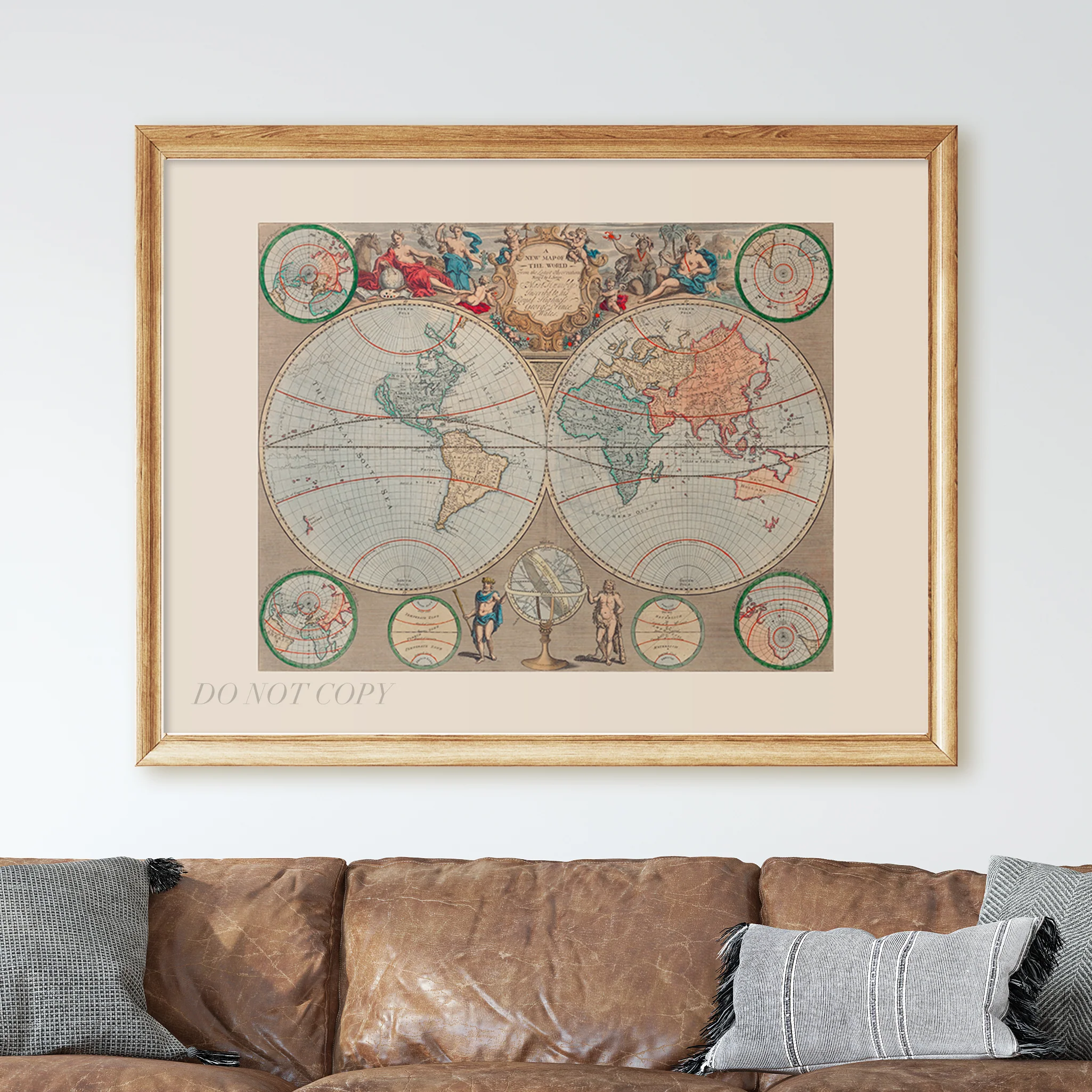 A New Map of the World (1720) by John Senex - Image 2