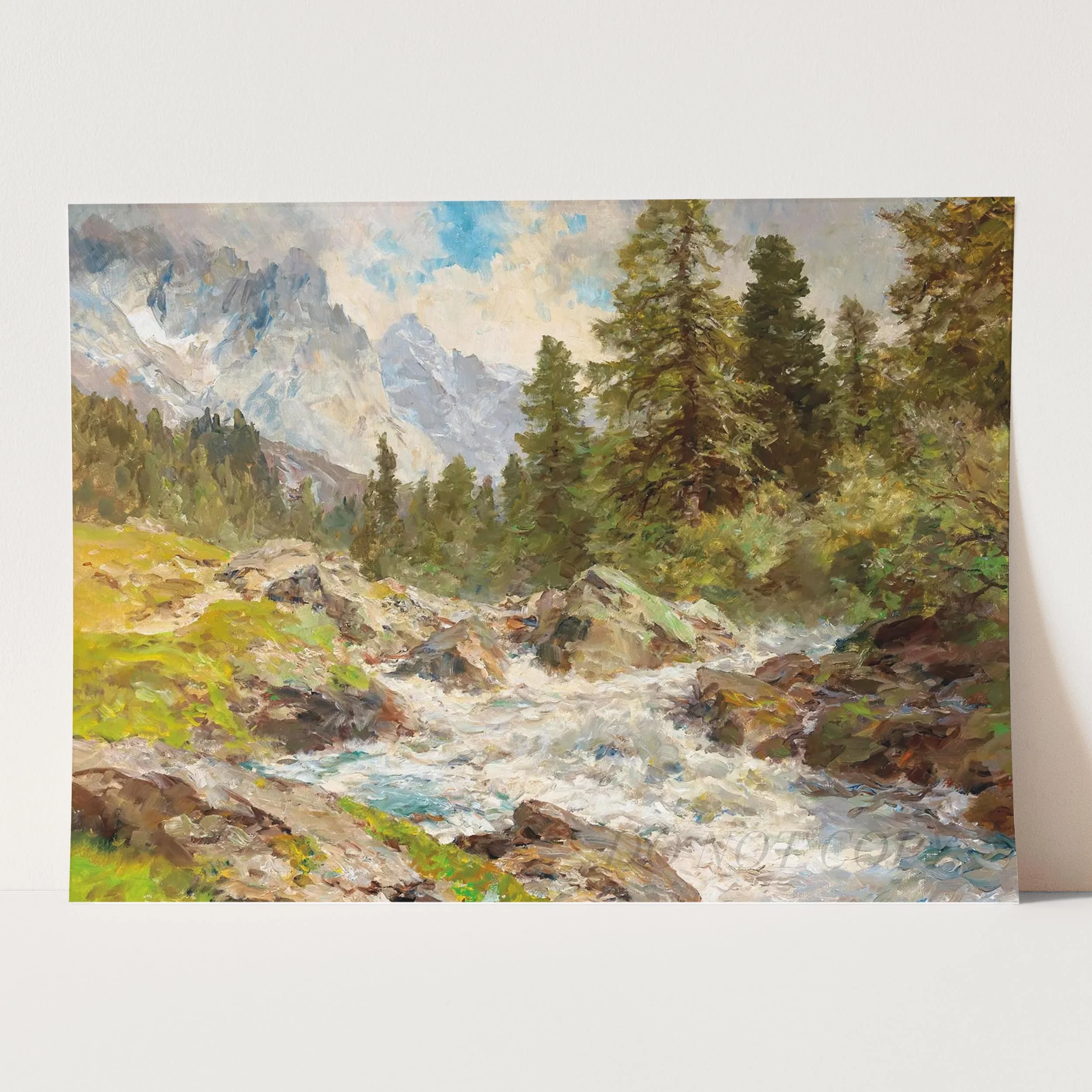 A Swiss Mountain Stream - Image 3