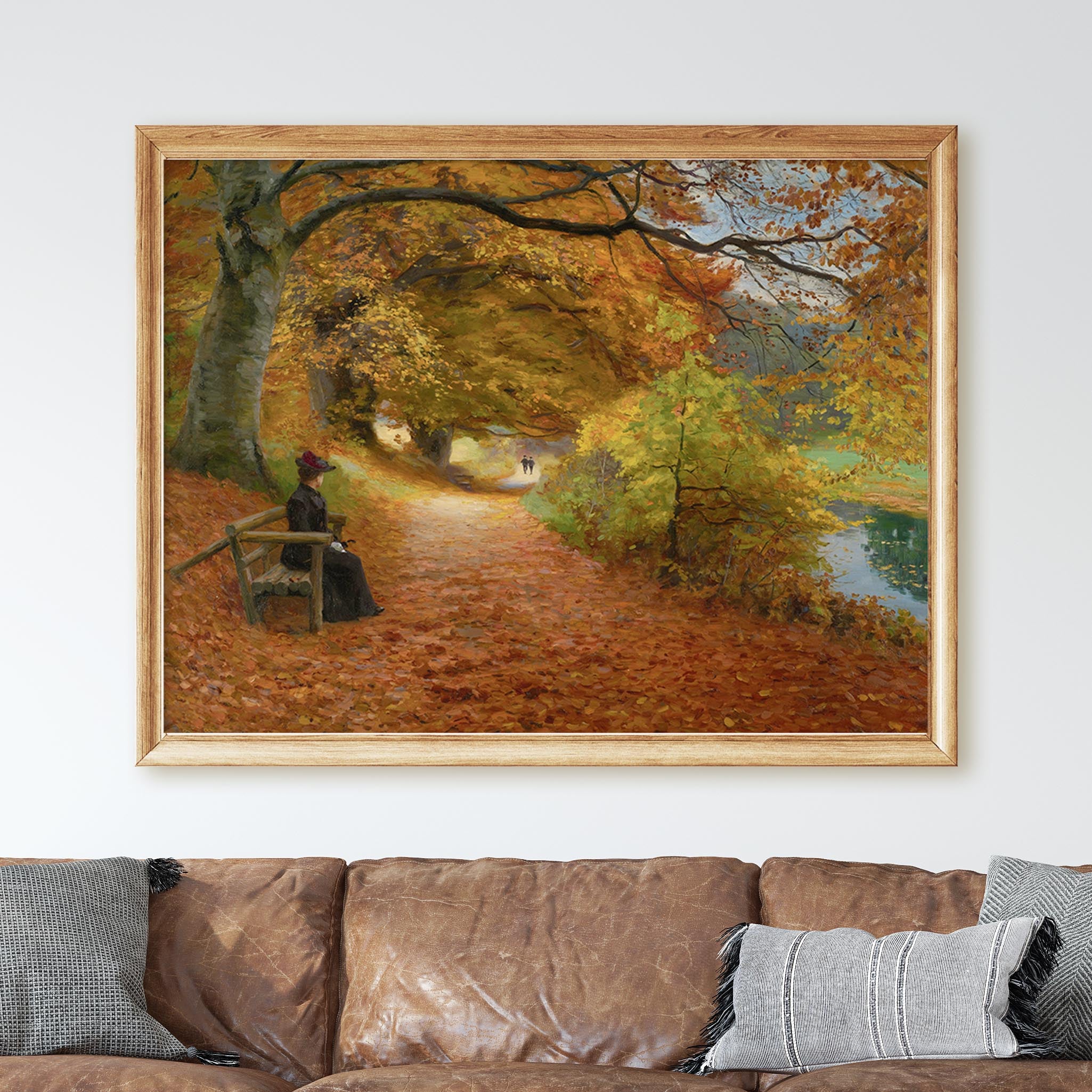 A Wooded Path in Autumn - Image 3