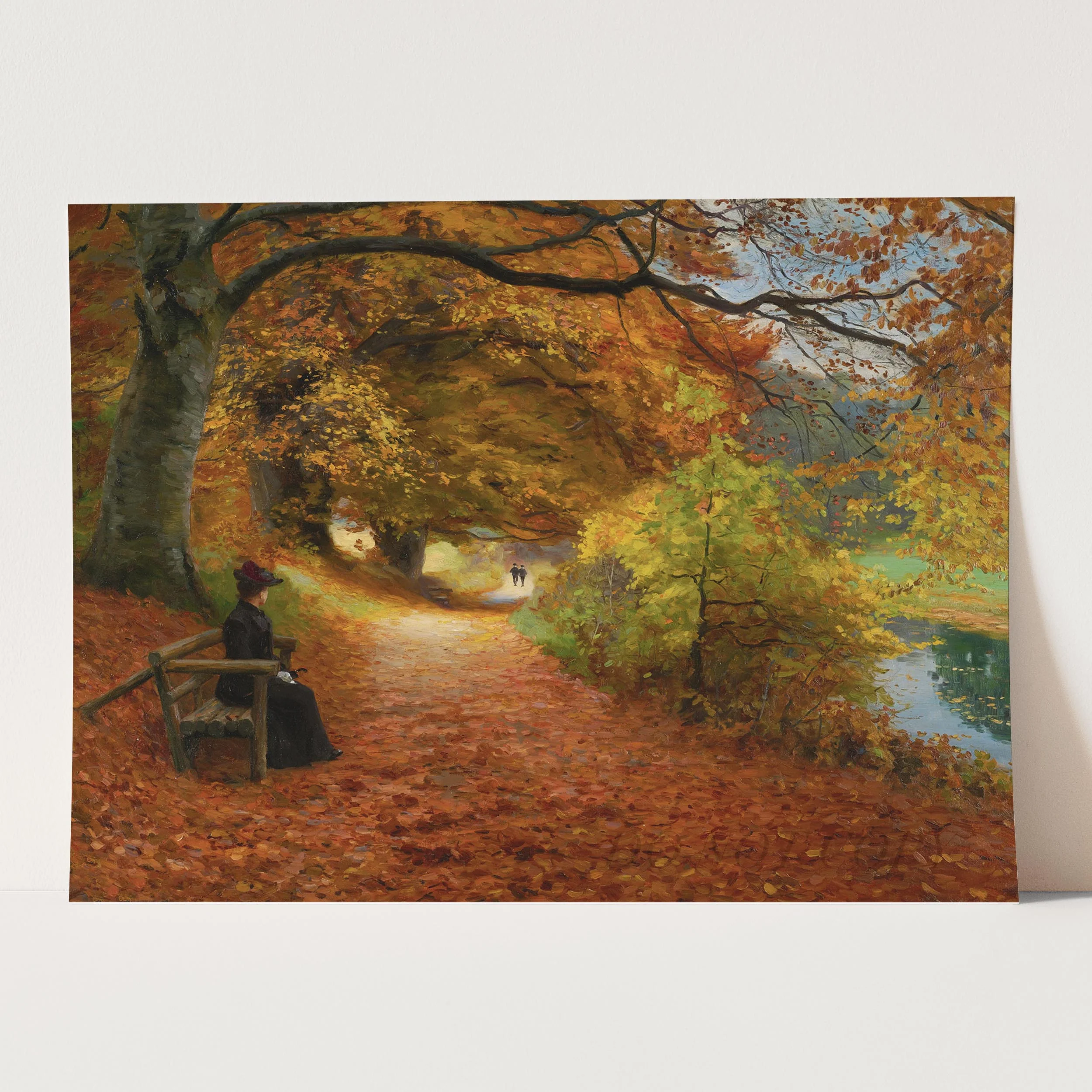 A Wooded Path in Autumn - Image 5