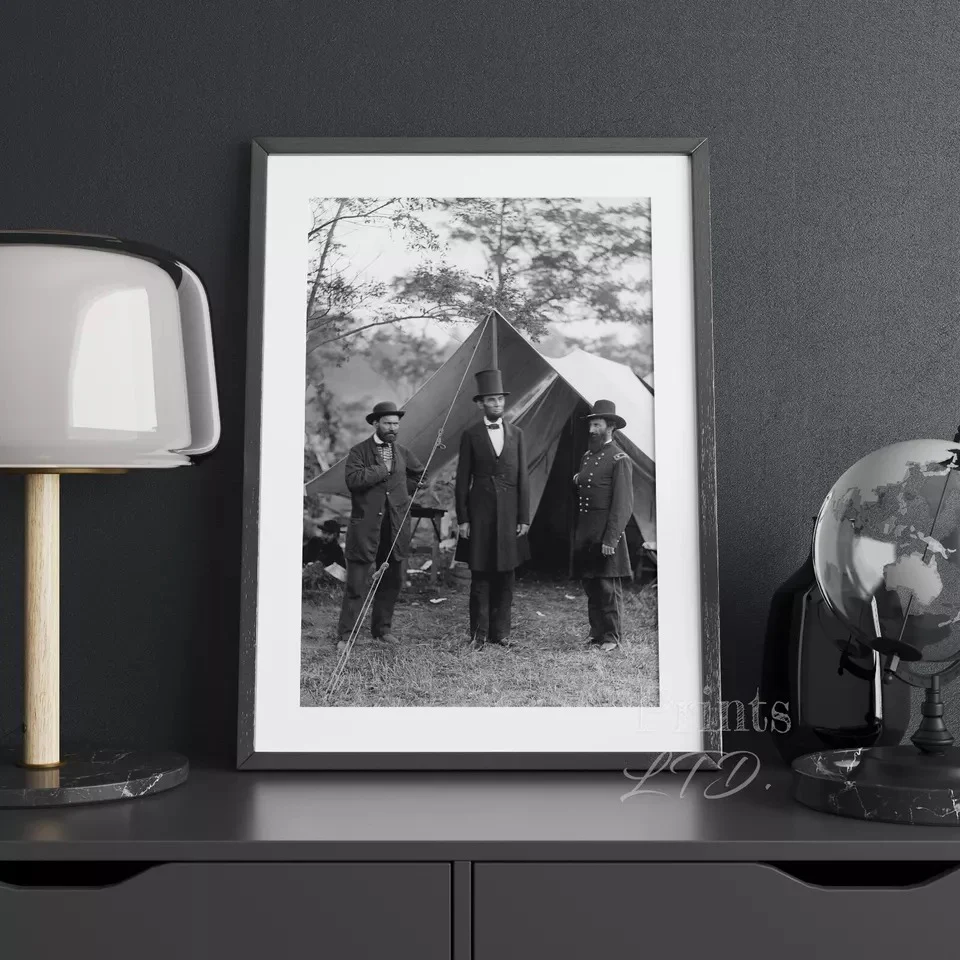 Abraham Lincoln at Antietam, Civil War - Image 2