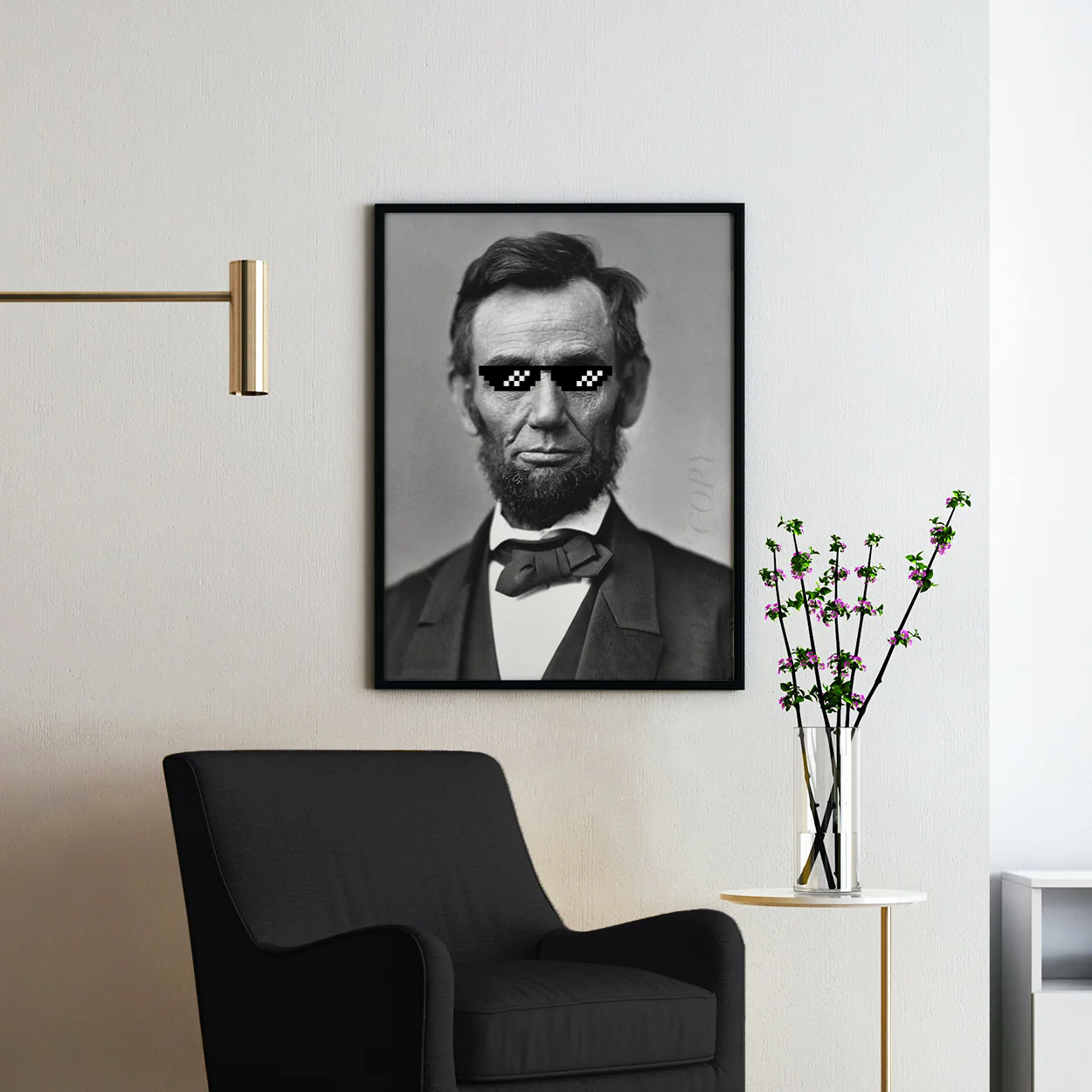 Abraham Lincoln Thug Life Sunglasses - Image 2