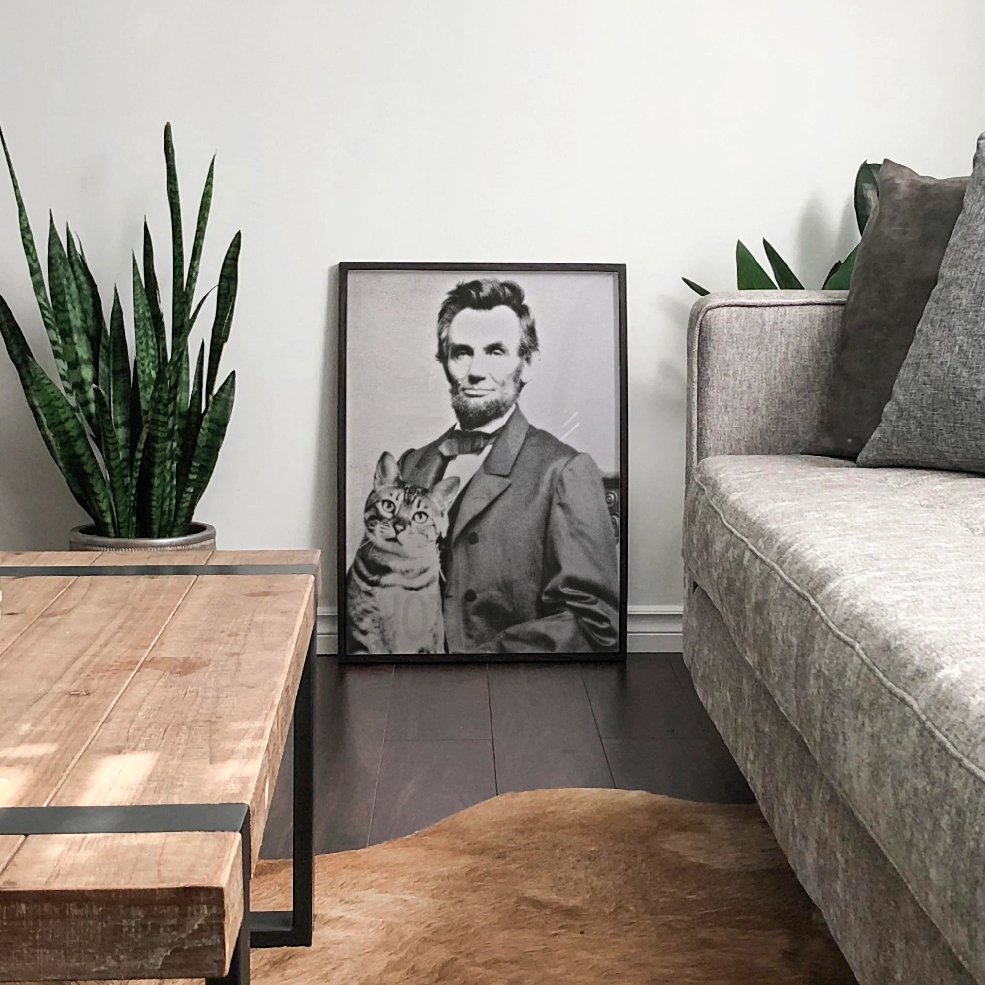 Abraham Lincoln with his cat - Image 4