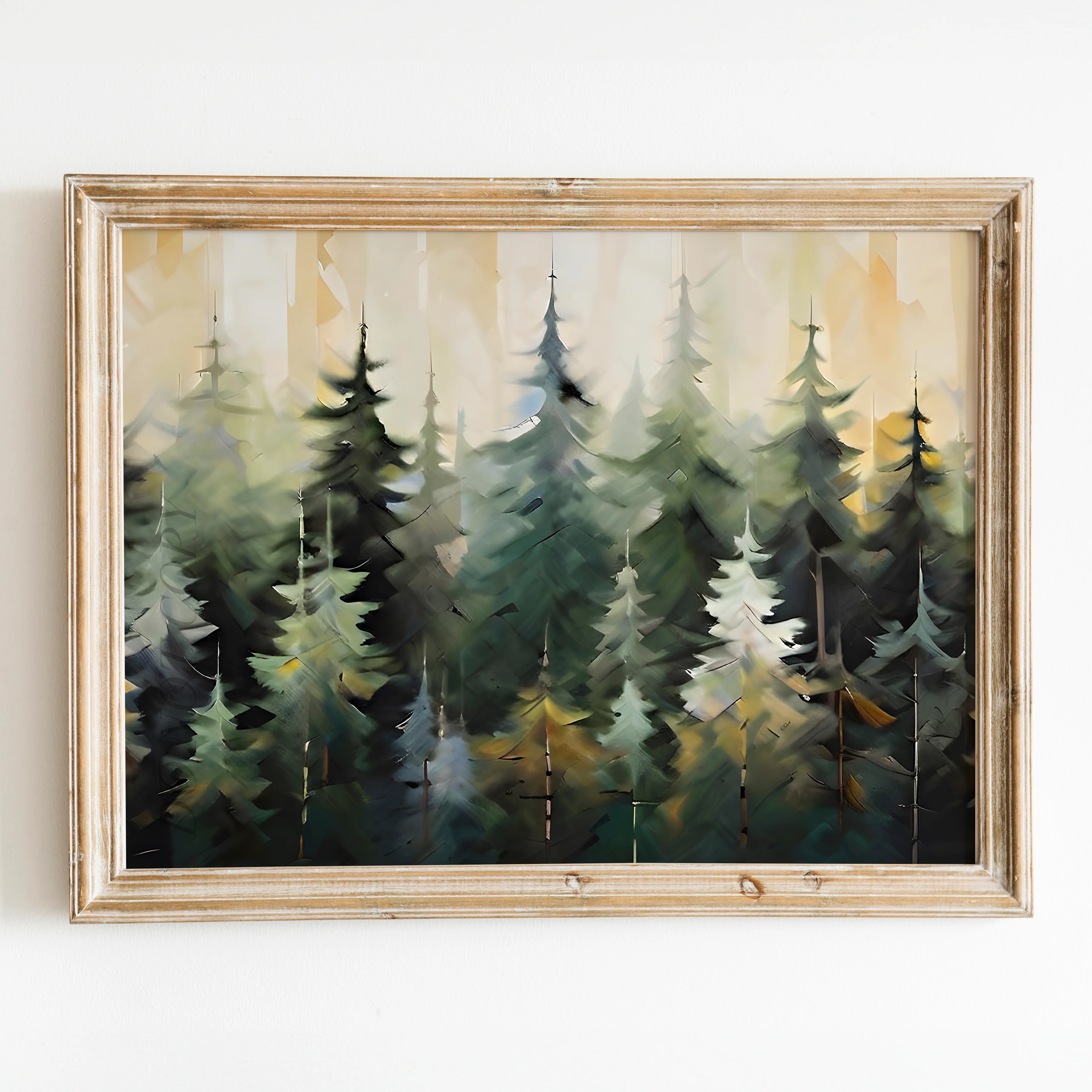 Abstract Pine Forest