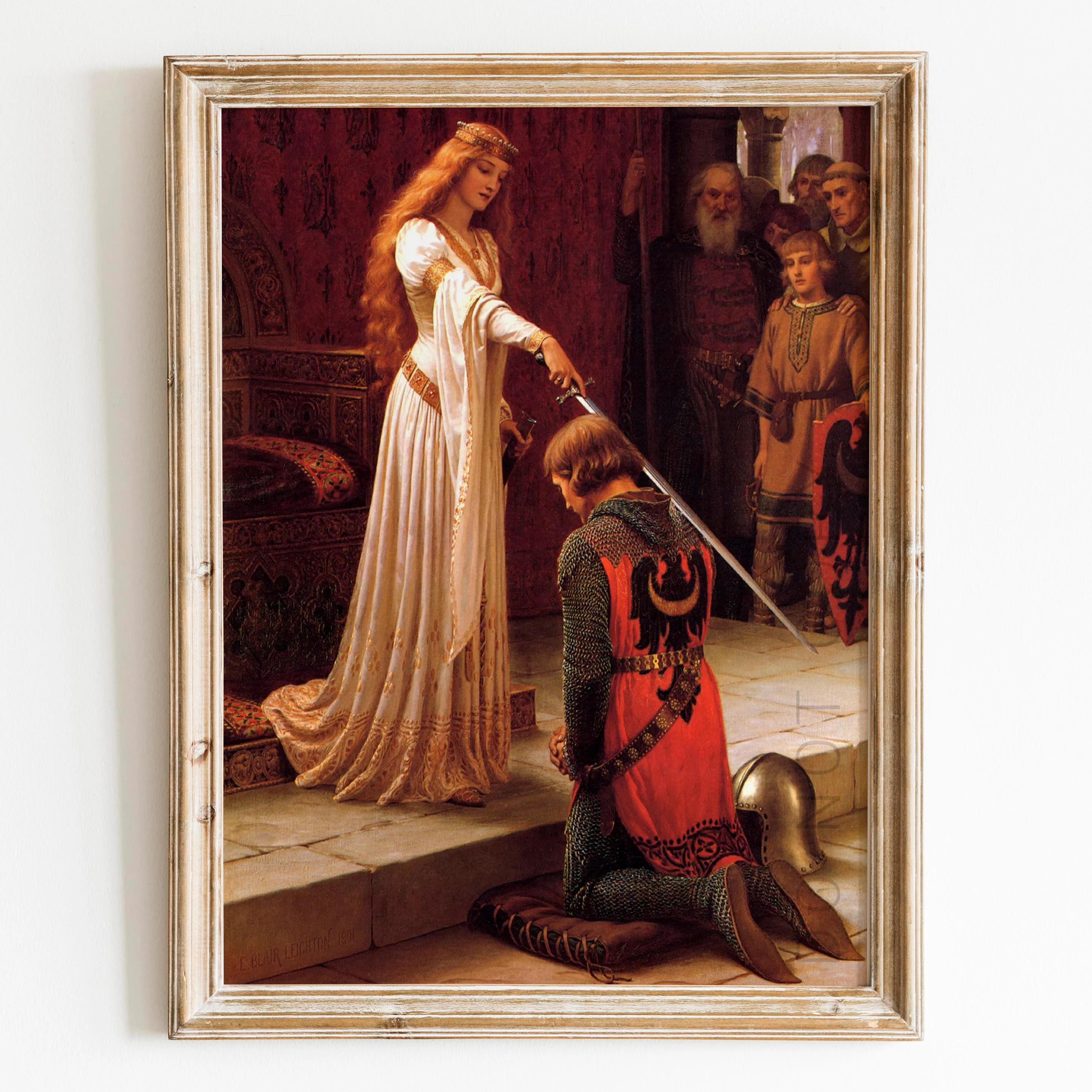 Accolade 1901 by Edmund Blair Leighton
