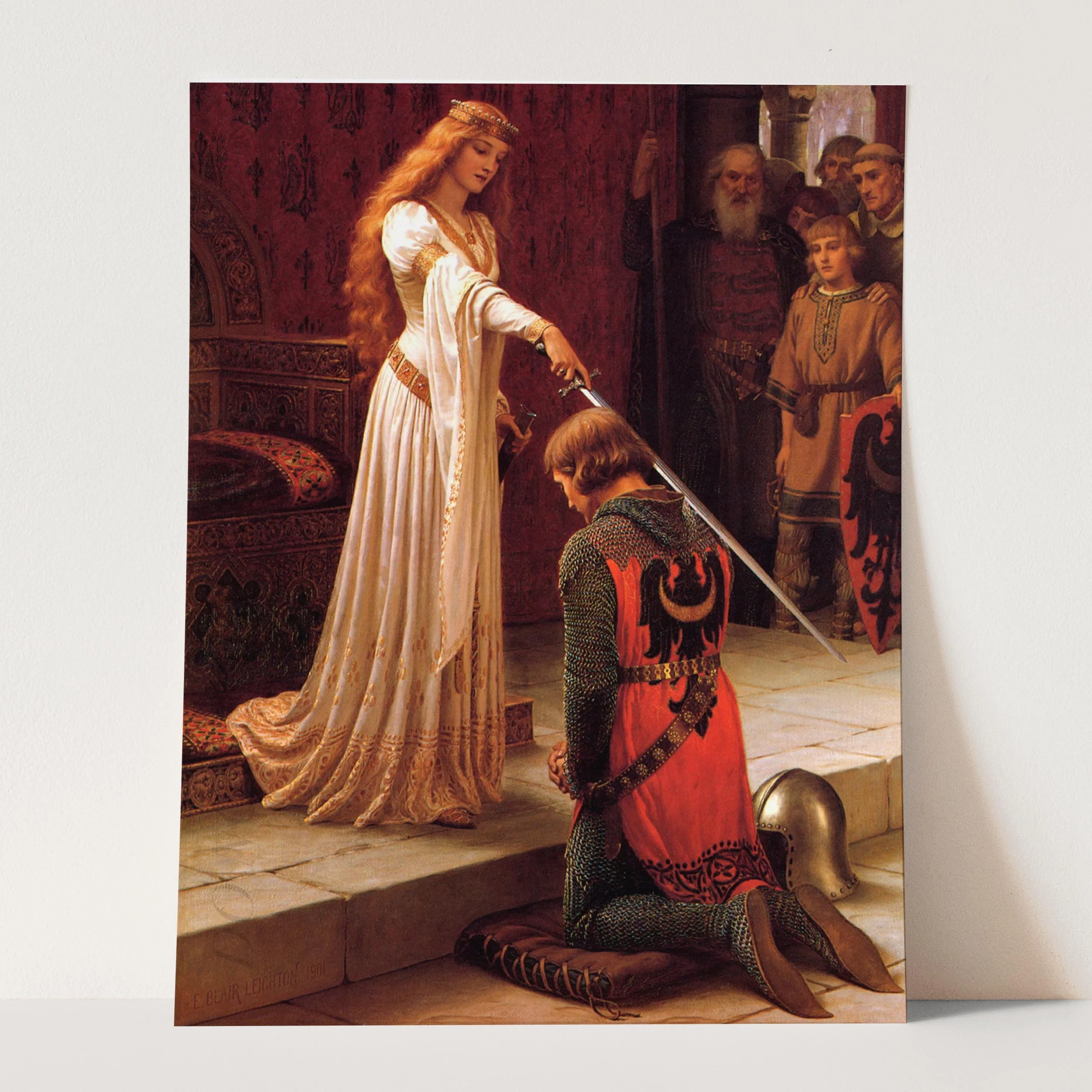 Accolade 1901 by Edmund Blair Leighton - Image 3