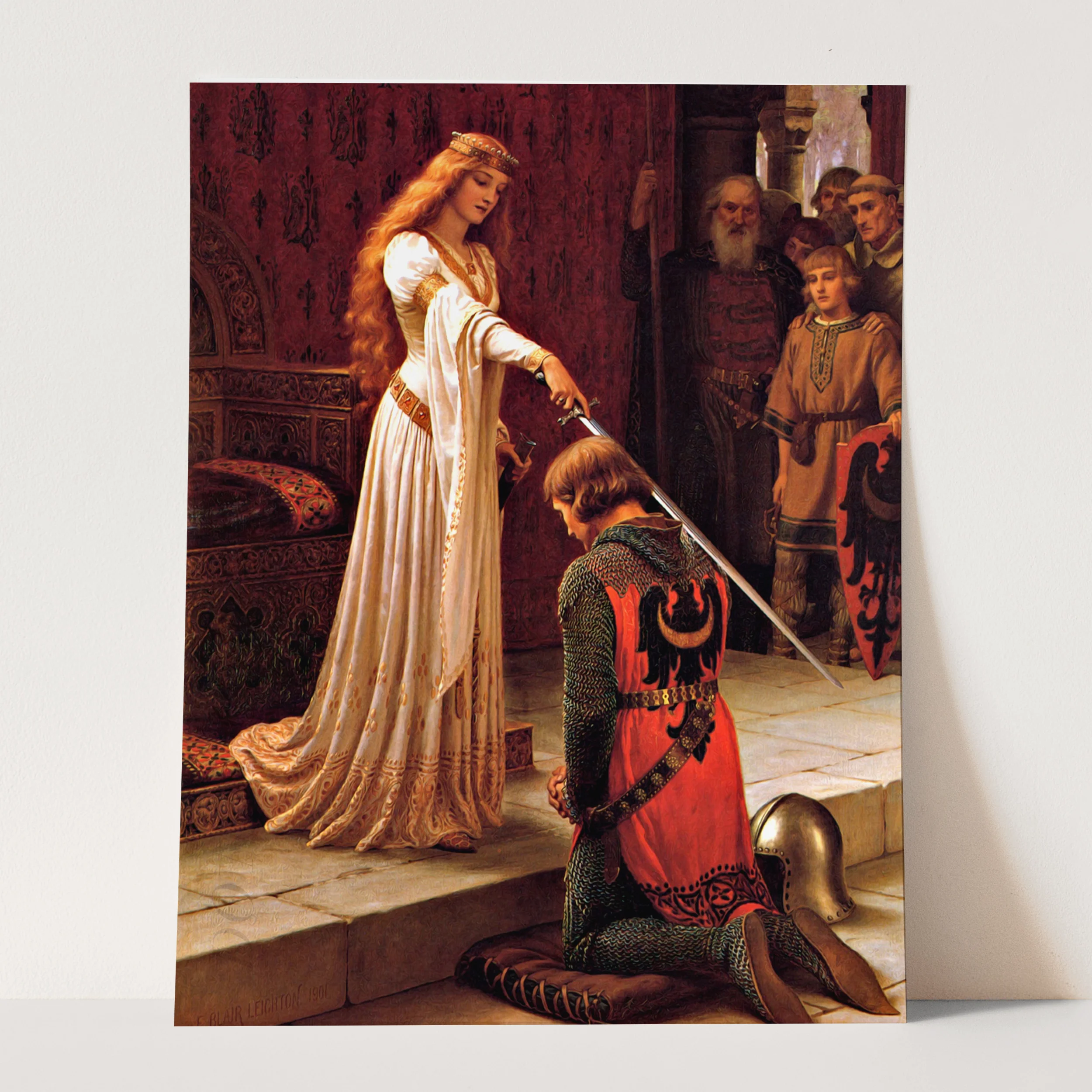 Accolade 1901 by Edmund Blair Leighton - Image 3