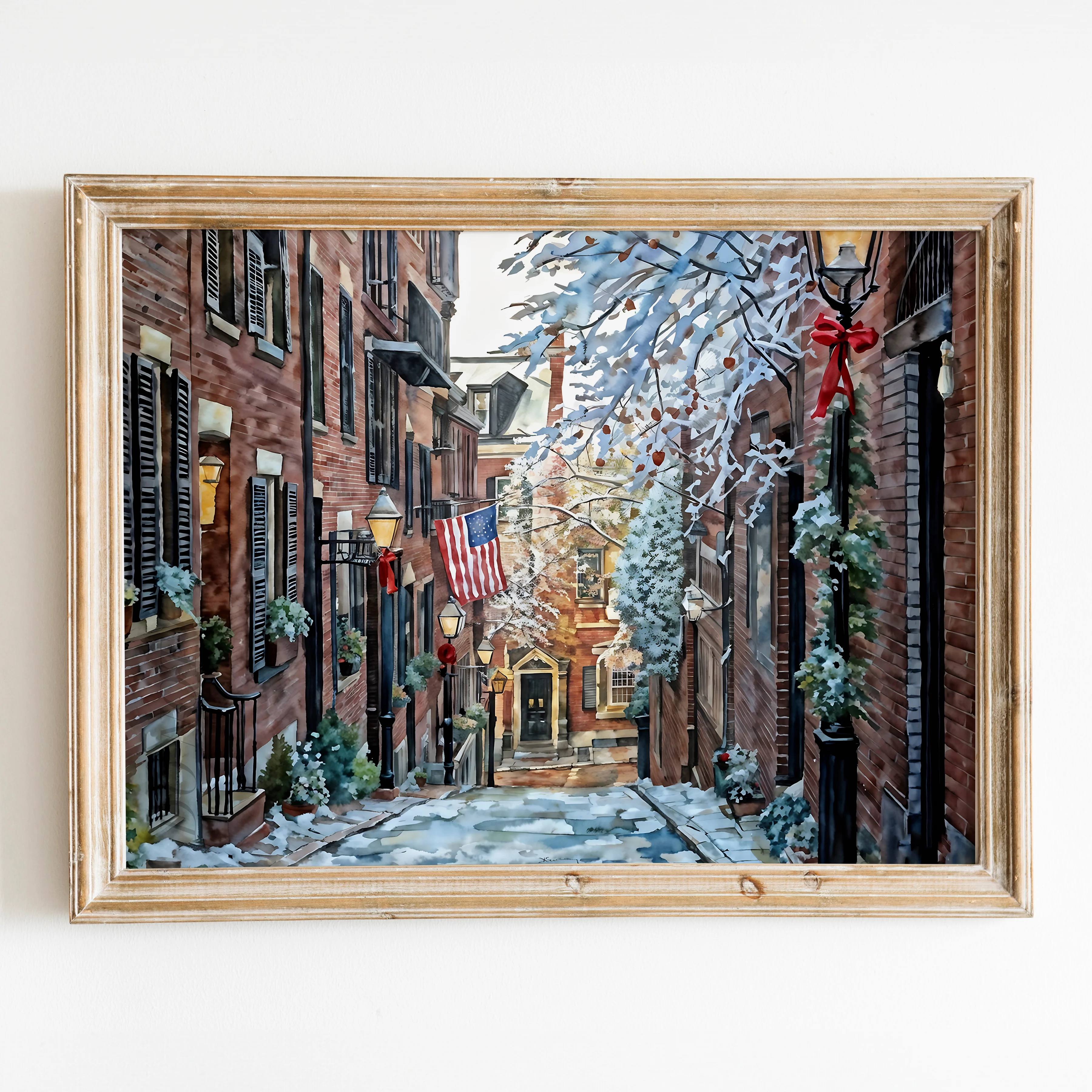 Acorn Street Boston Massachusetts