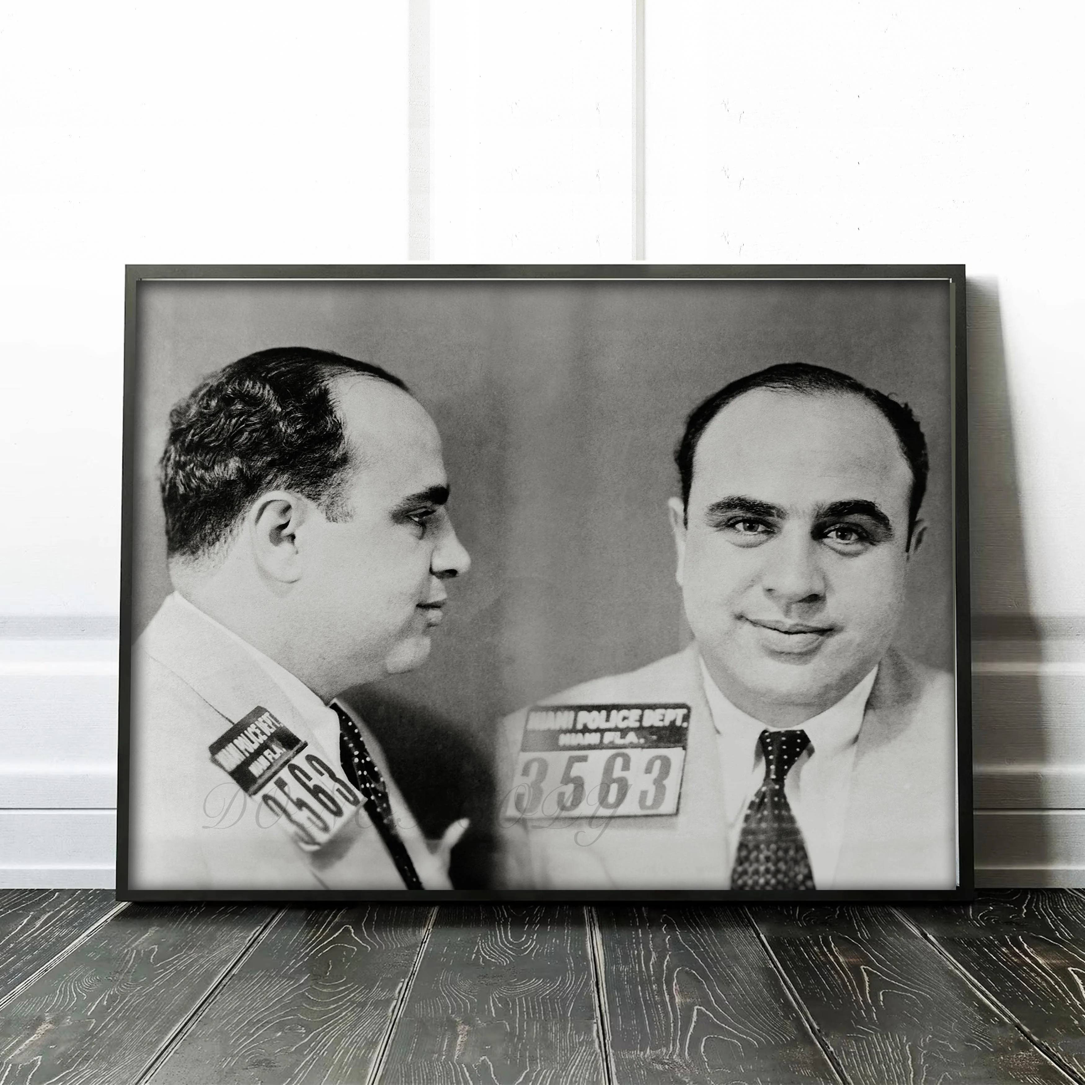 Al Capone Chicago Prison Mug Shots - Image 2