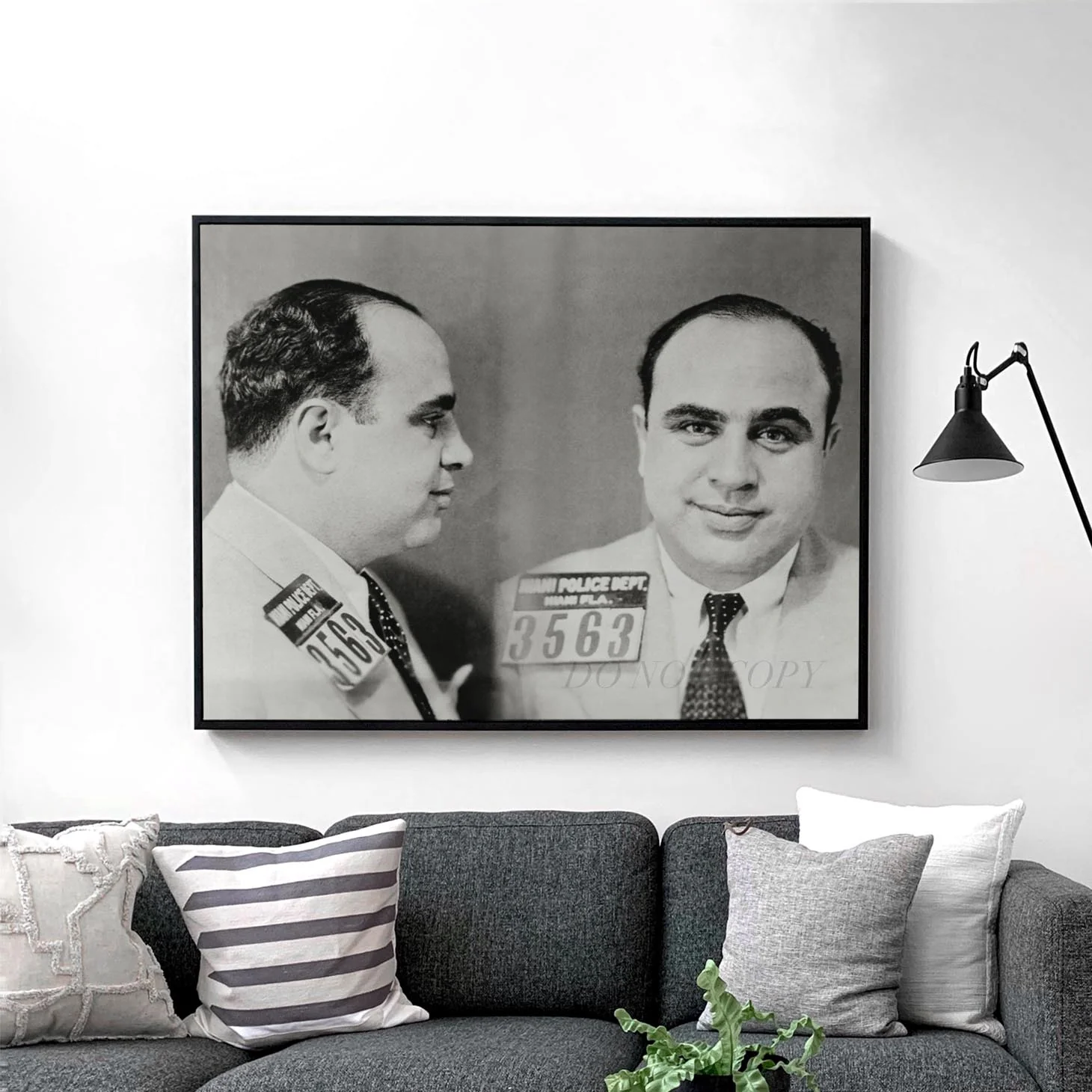 Al Capone Chicago Prison Mug Shots - Image 3