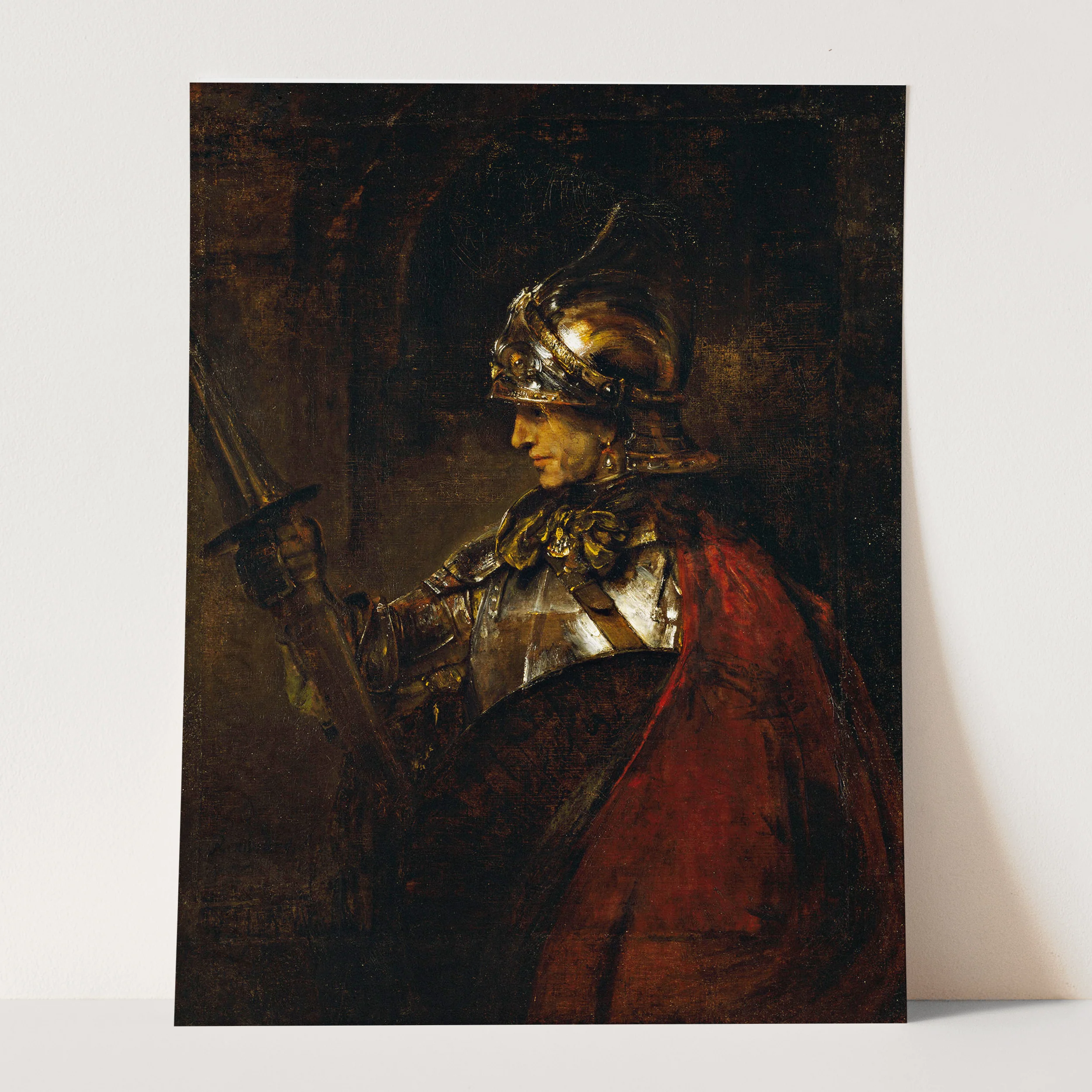 Alexander the Great, Man in Armour by Rembrandt - Image 3