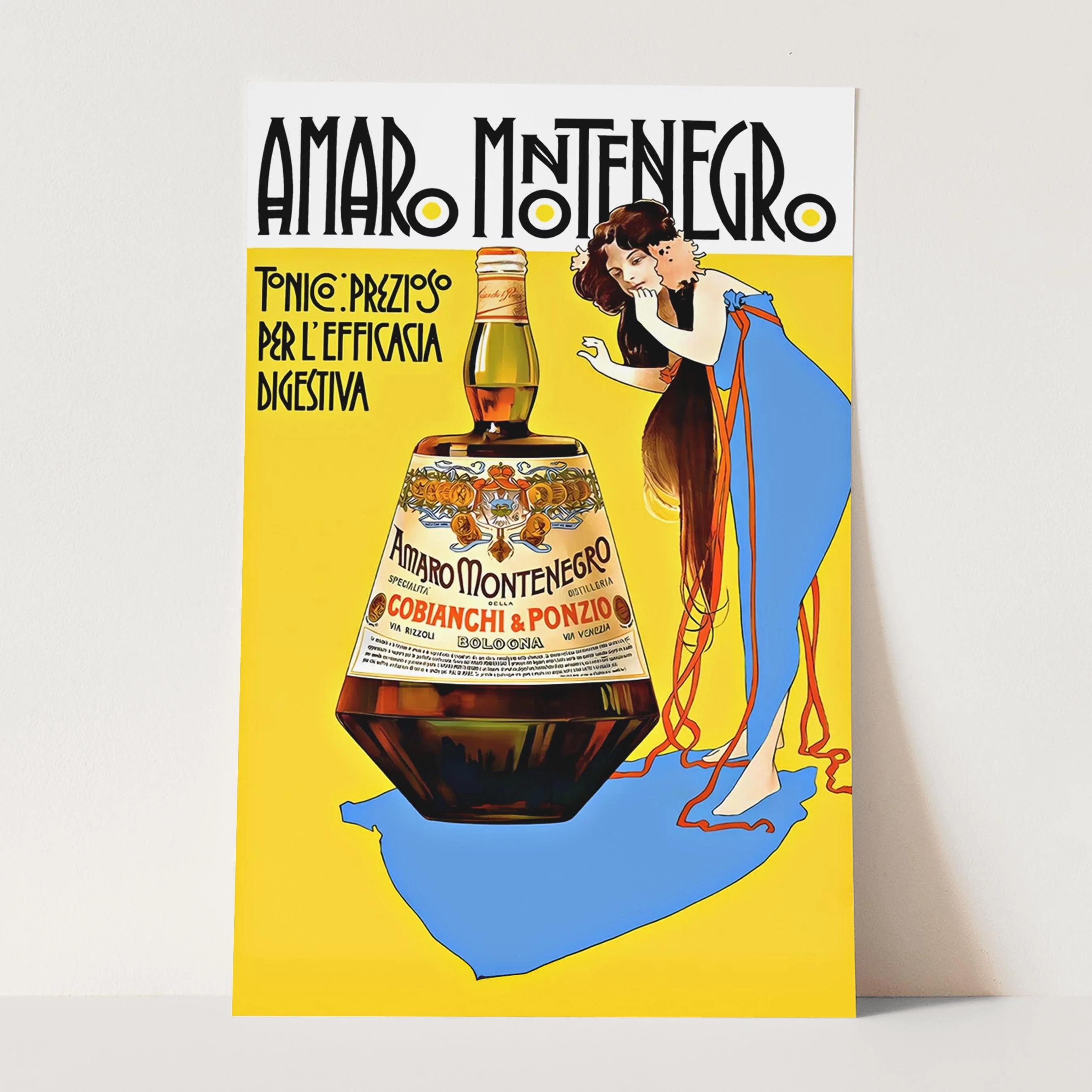 Amaro Montenegro Vintage Drinking Advertising - Image 3