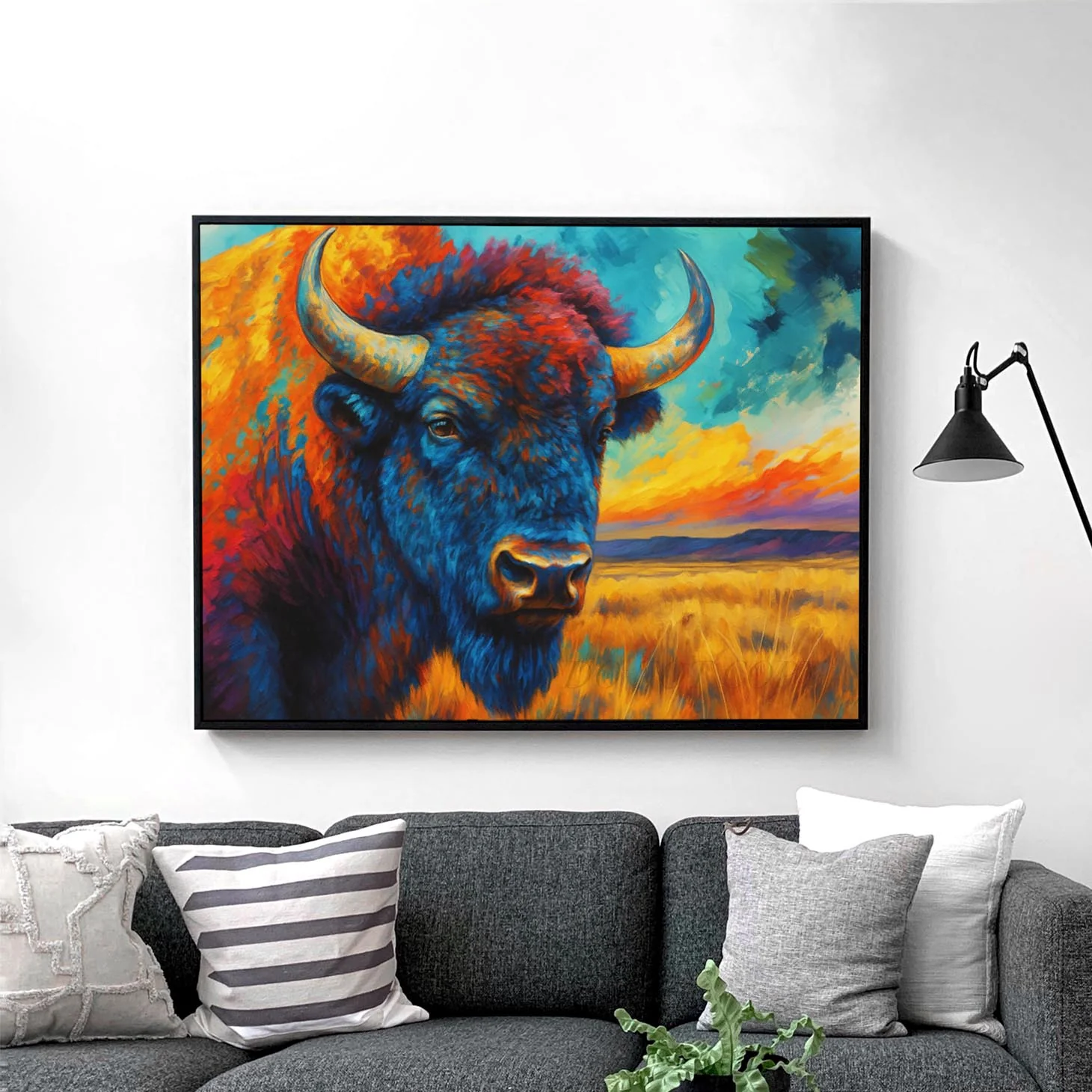 American Bison In The Desert - Image 2