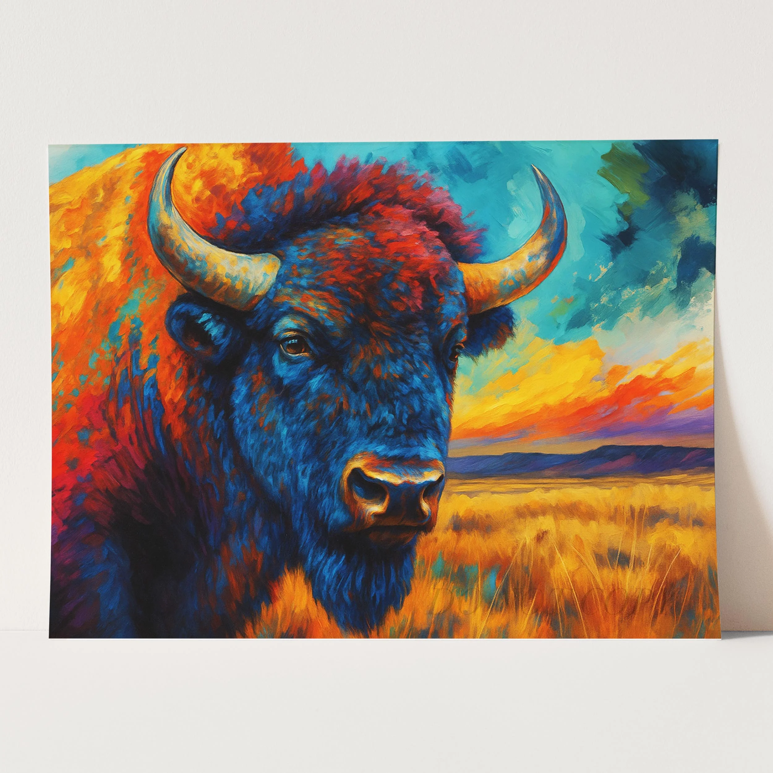 American Bison In The Desert - Image 3