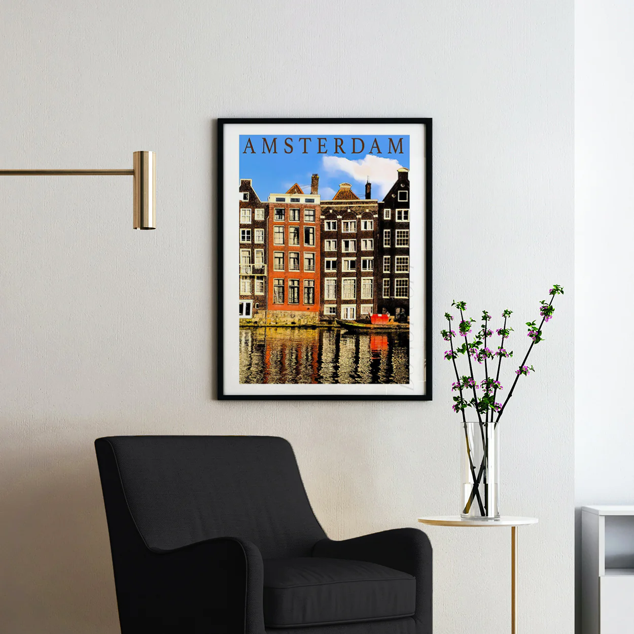 Amsterdam Travel Poster - Image 2