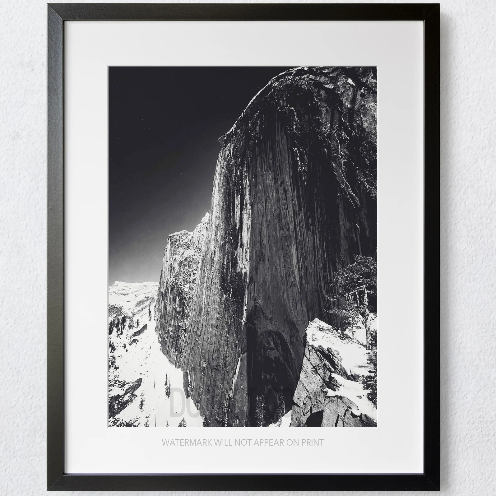 Ansel Adams Monolith Face of Half Dome Yosemite California - Image 3