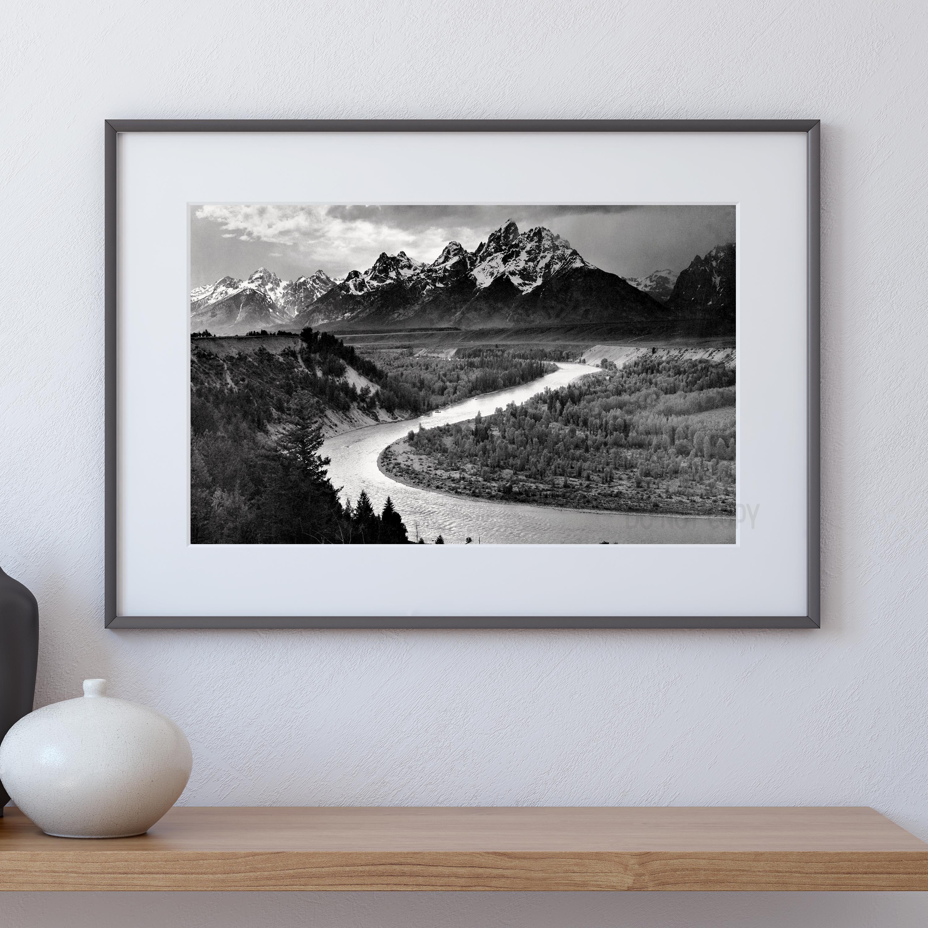 Ansel Adams The Tetons and the Snake River, Grand Teton National Park - Image 4