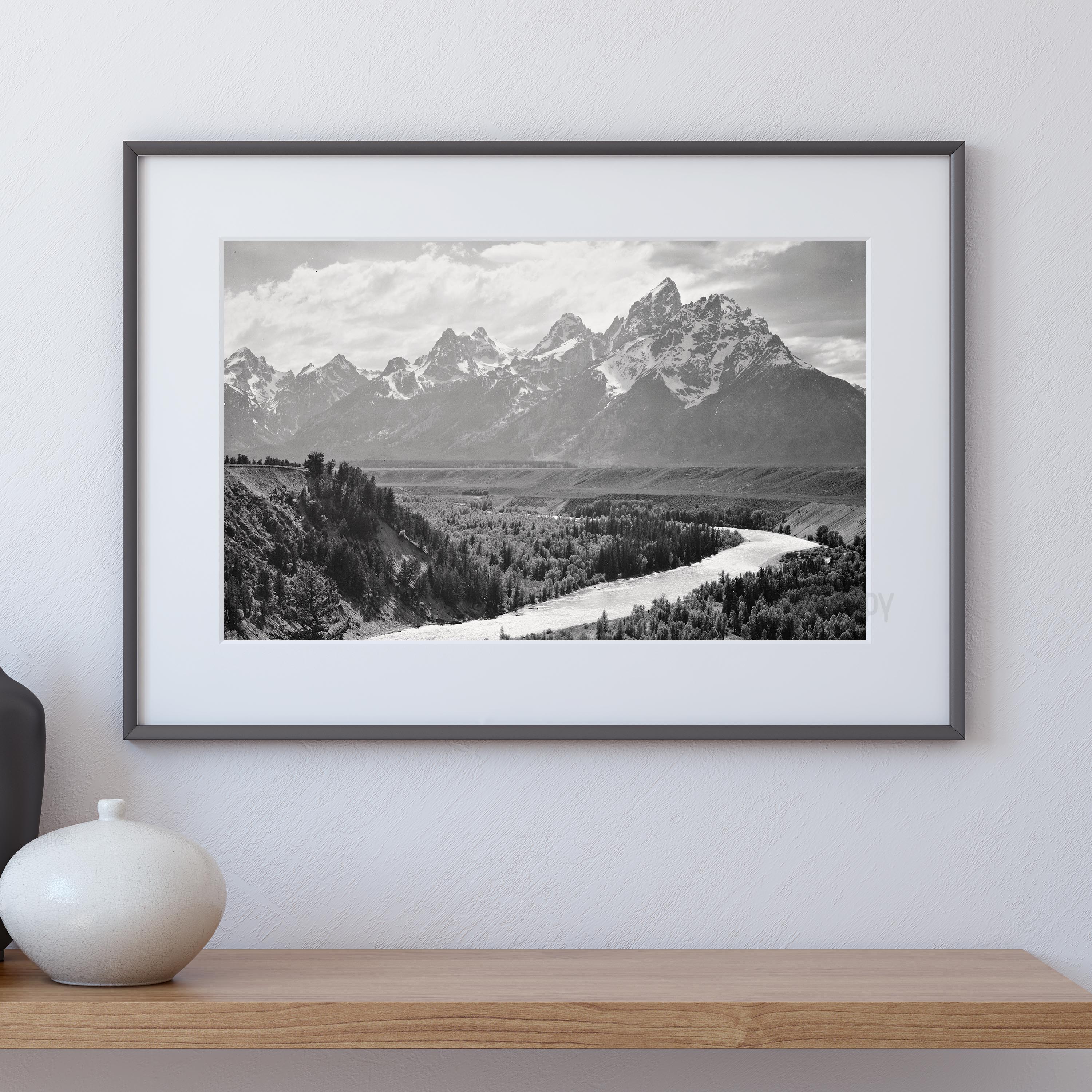 Ansel Adams The Tetons and the Snake River, Grand Teton National Park - Image 4