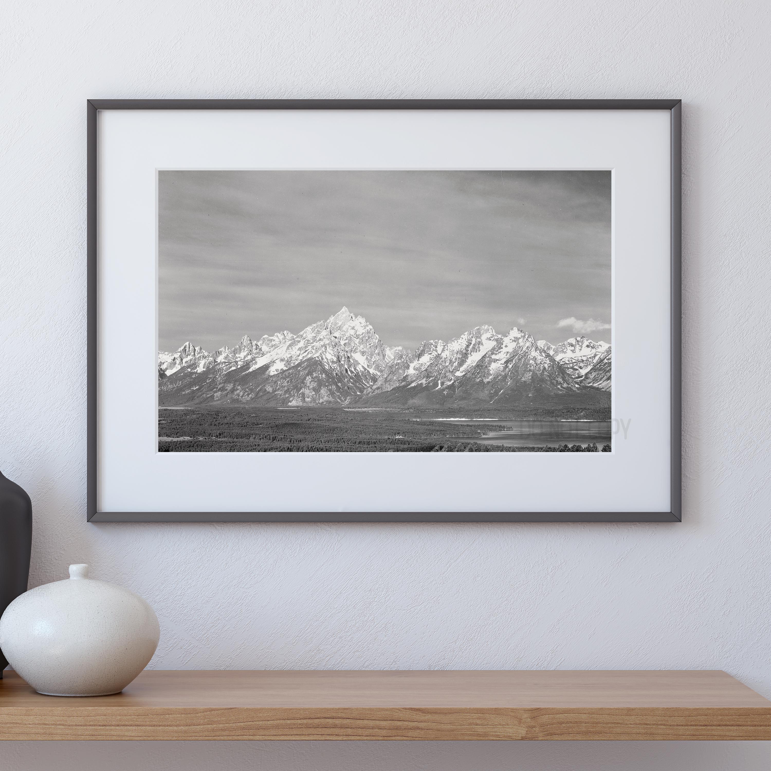 Ansel Adams The Tetons from Signal Mountain - Image 4