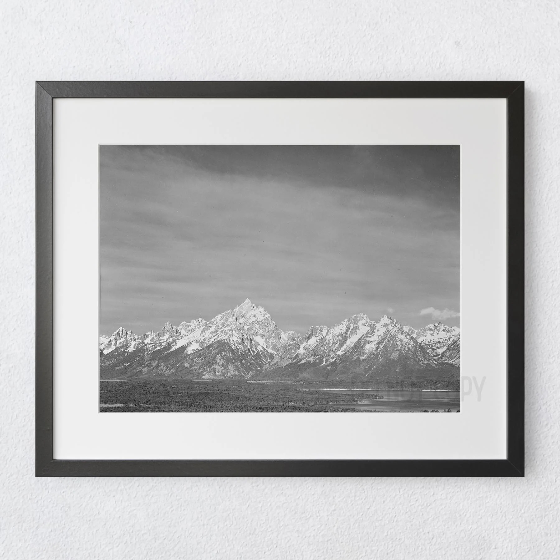 Ansel Adams The Tetons from Signal Mountain - Image 5