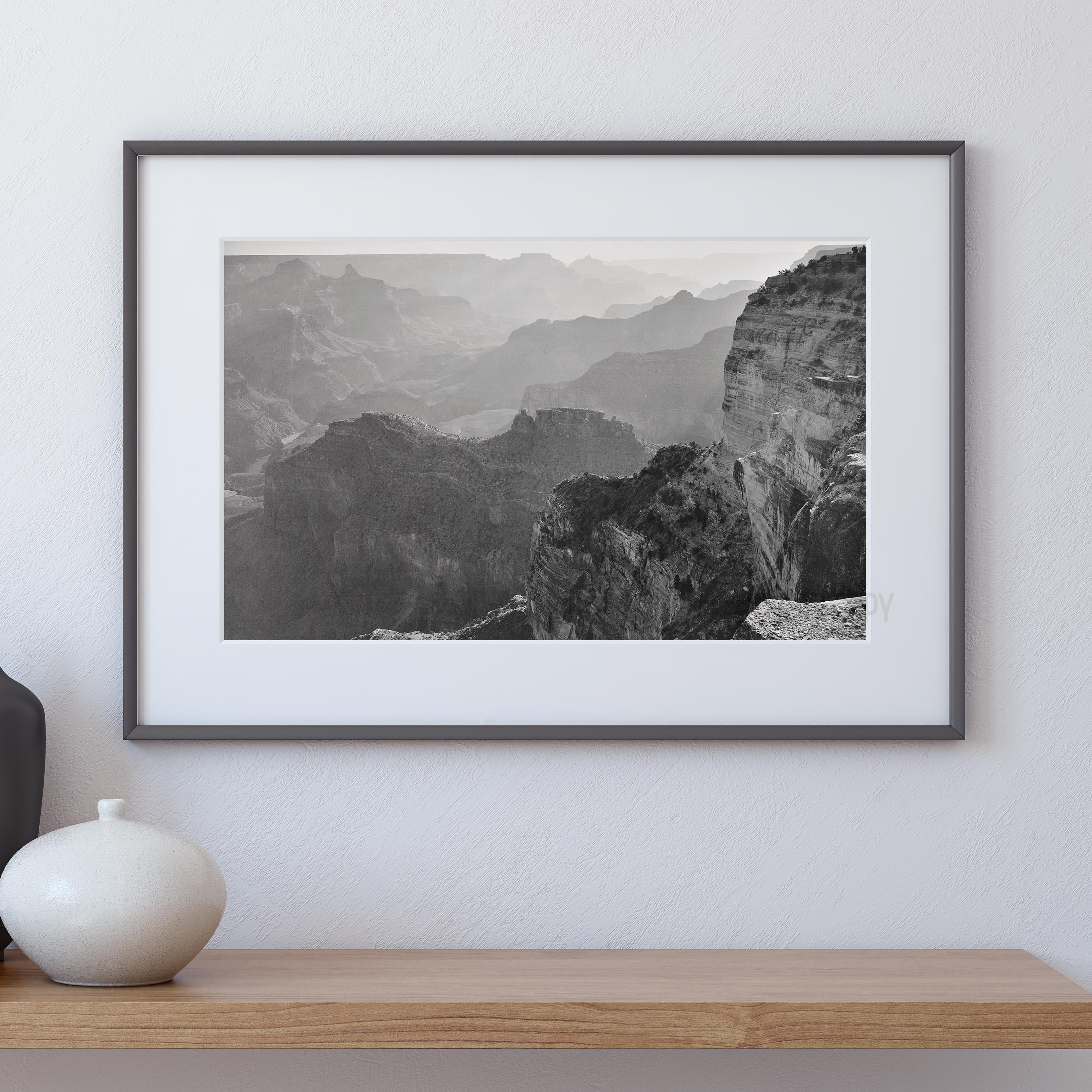 Ansel Adams View Down Grand Canyon National Park, Arizona - Image 4