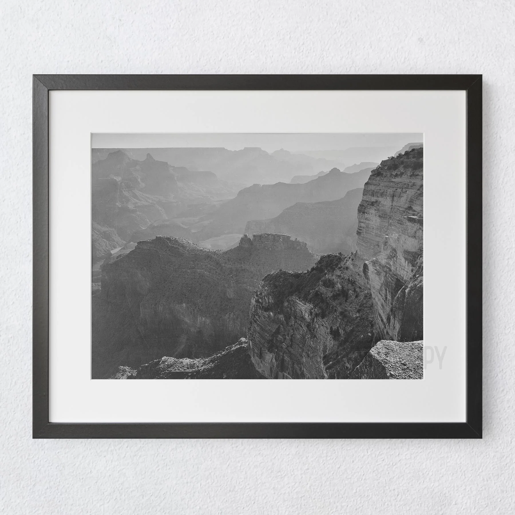 Ansel Adams View Down Grand Canyon National Park, Arizona - Image 5