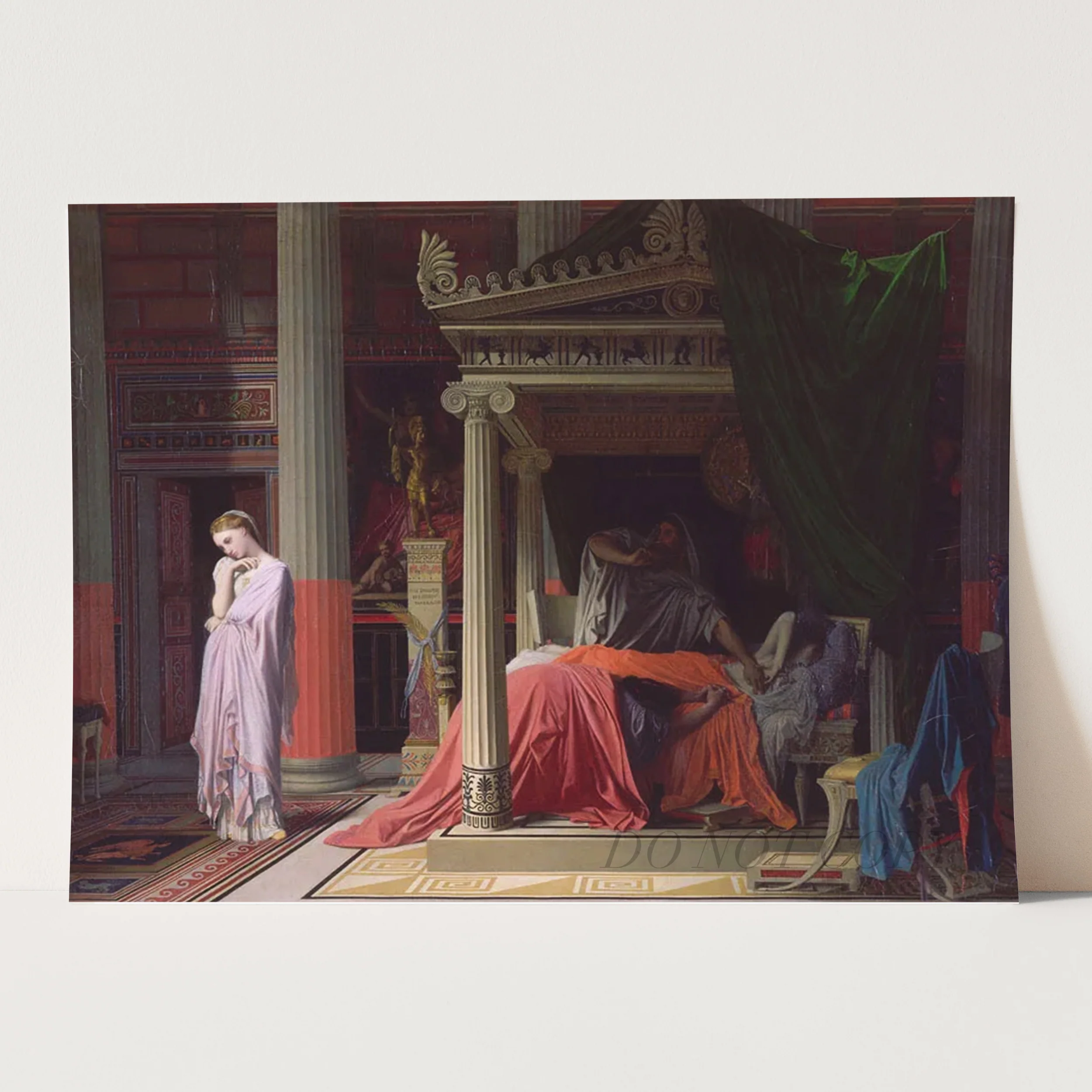 Antiochus and Stratonice (1840) by Jean-Auguste-Dominique Ingres - Image 3