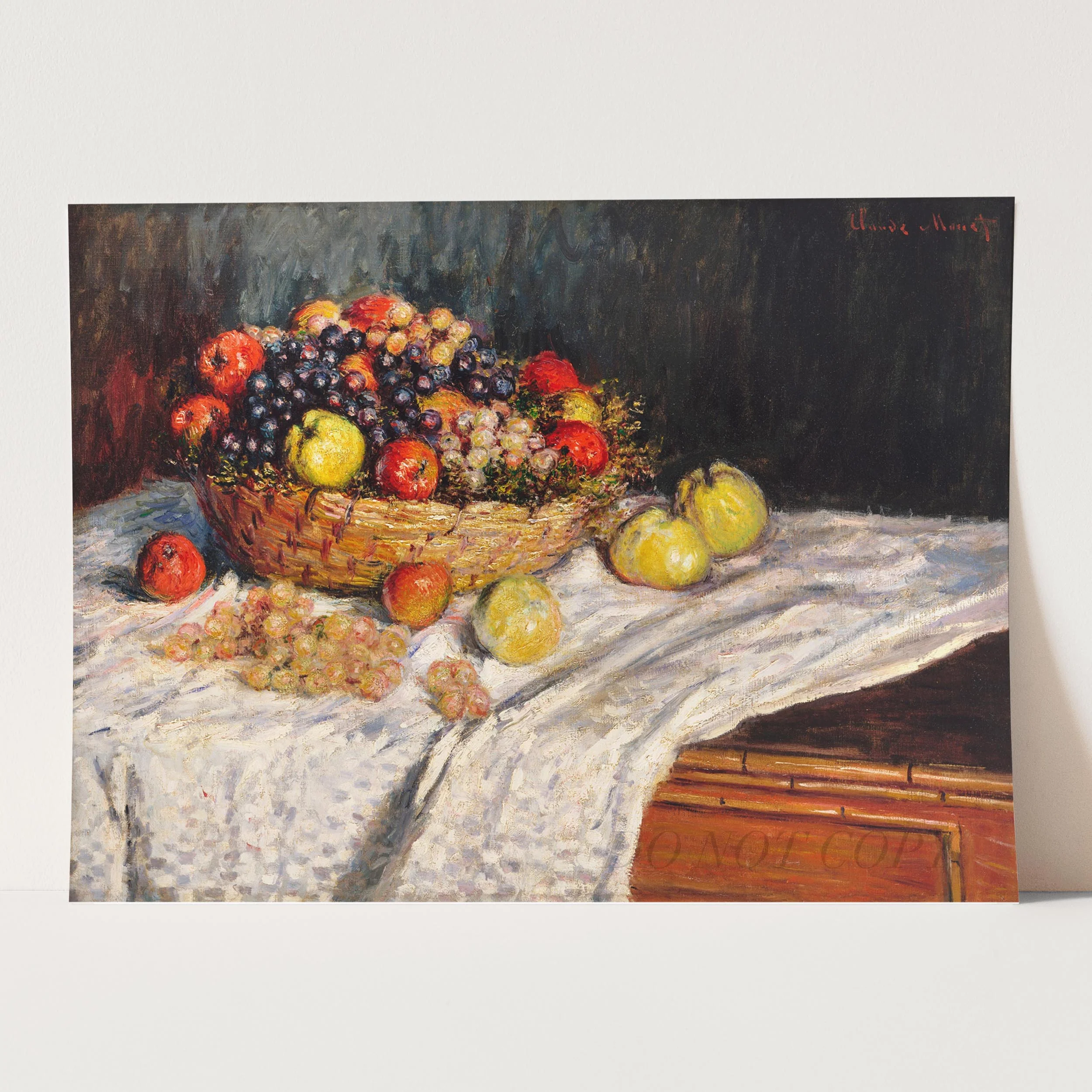 Apples and Grapes (1879–1880) by Claude Monet - Image 3