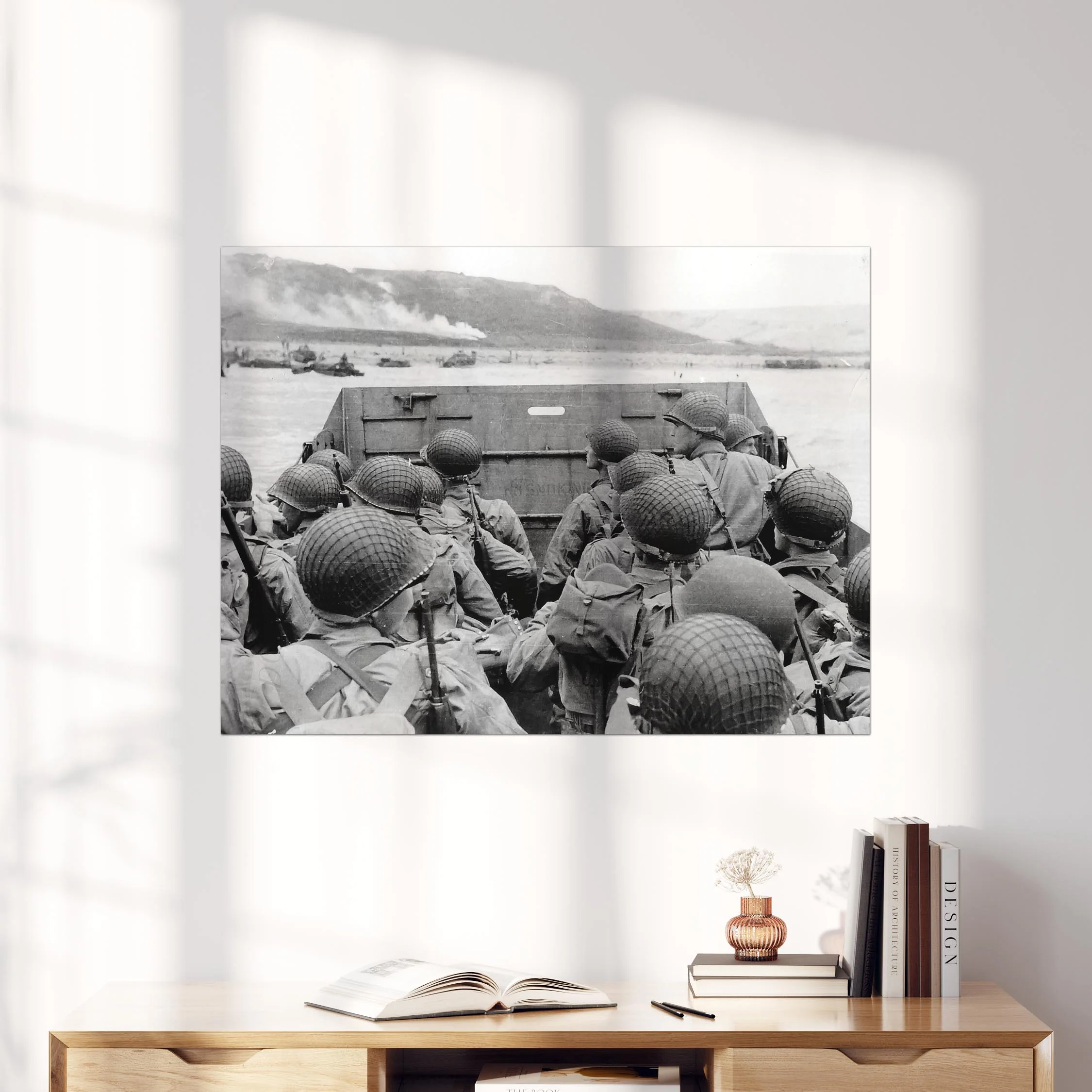Approaching Omaha Beach World War Two - Image 4