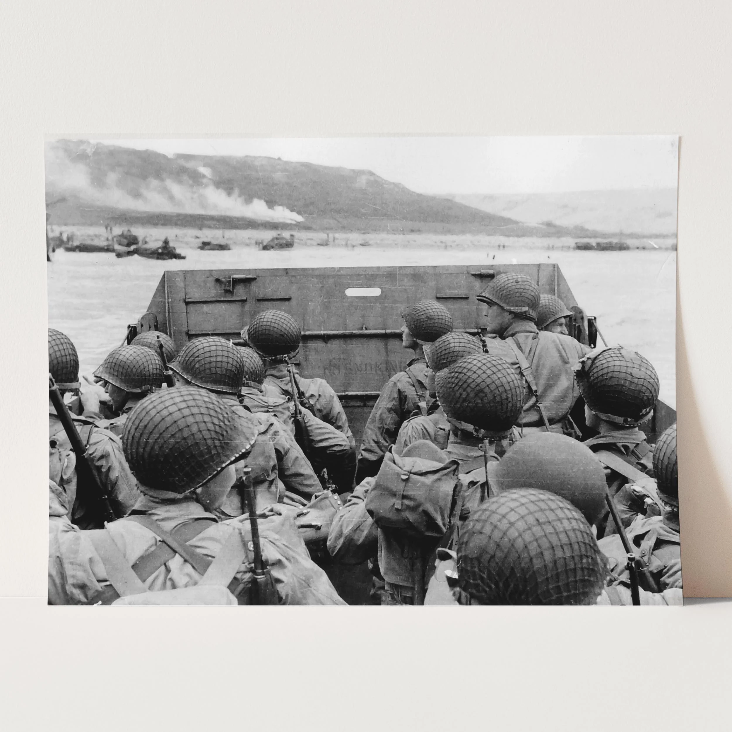 Approaching Omaha Beach World War Two - Image 5