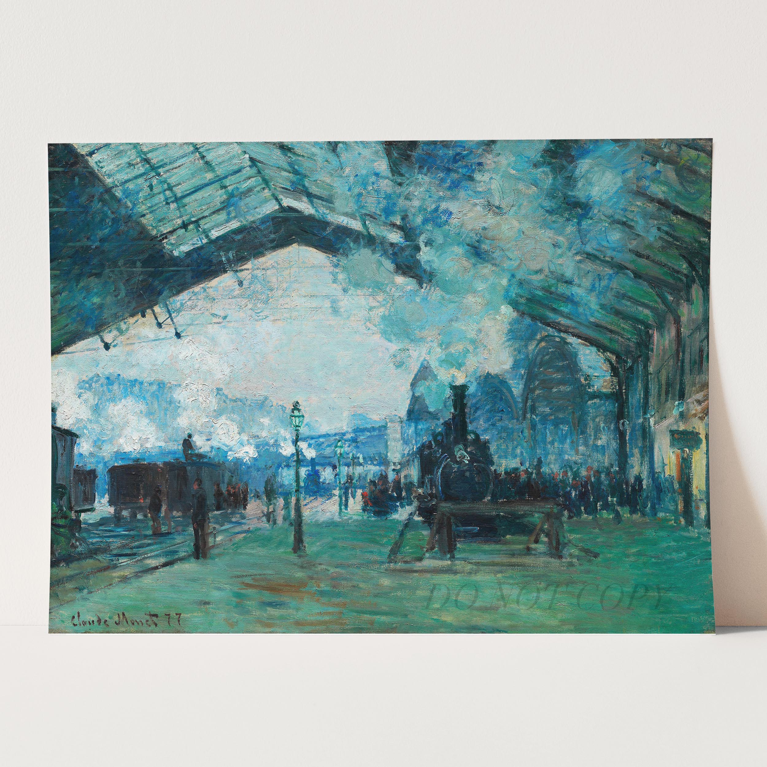 Arrival of the Normandy Train, Gare Saint-Lazare (1887) by Claude Monet - Image 4