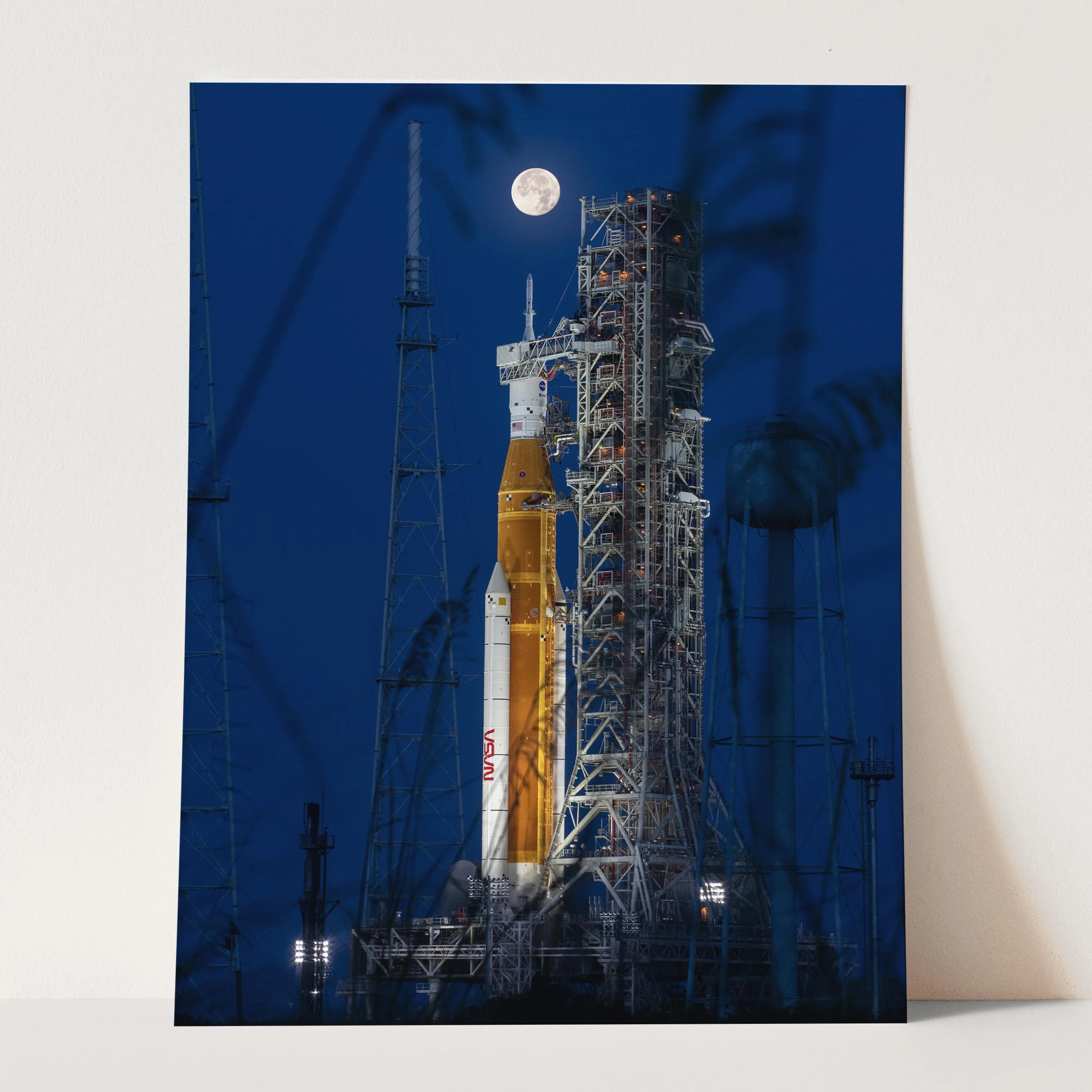 Artemis I Space Launch Over Moon - Image 3
