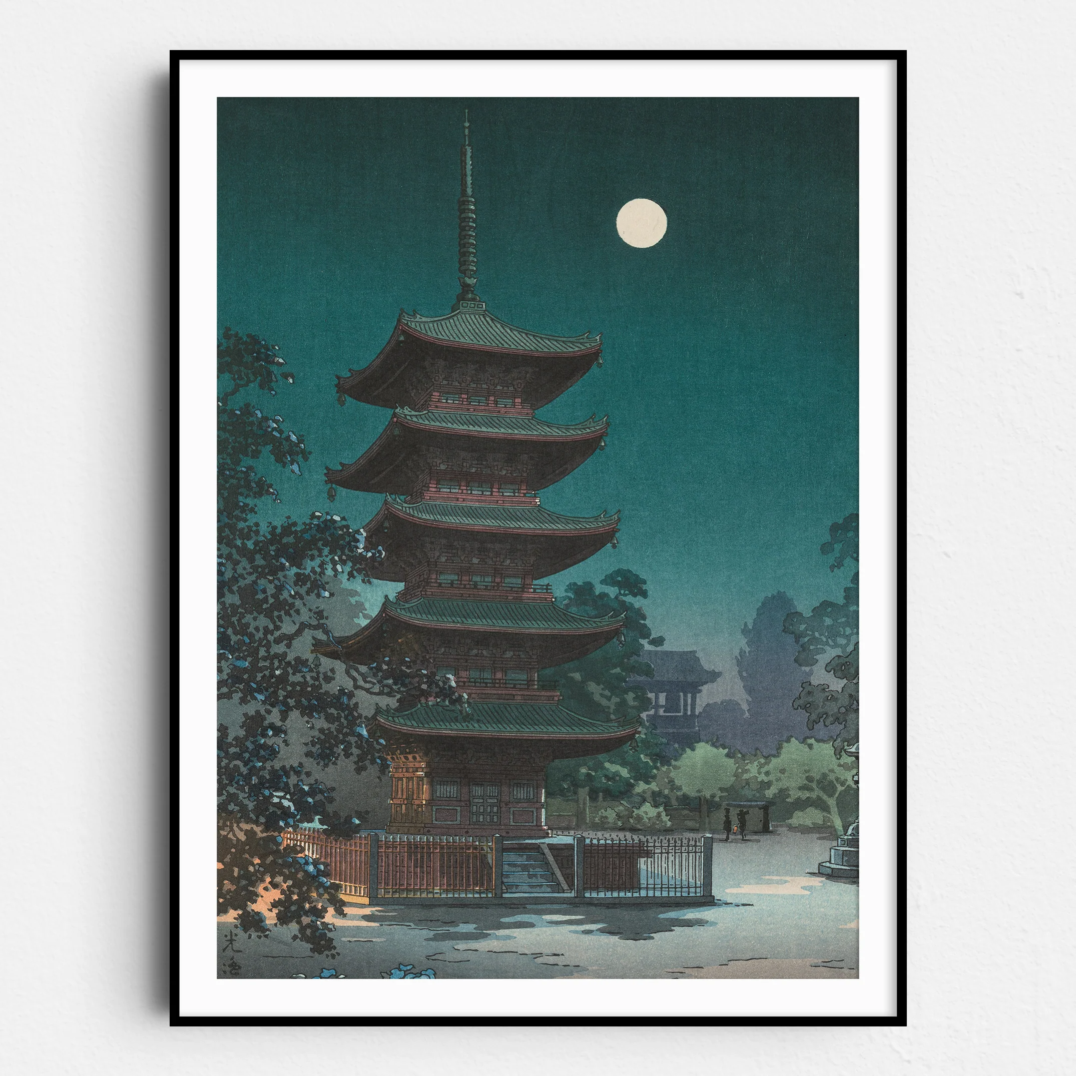 Asakusa Kinryūzan Temple by Tsuchiya Kōitsu
