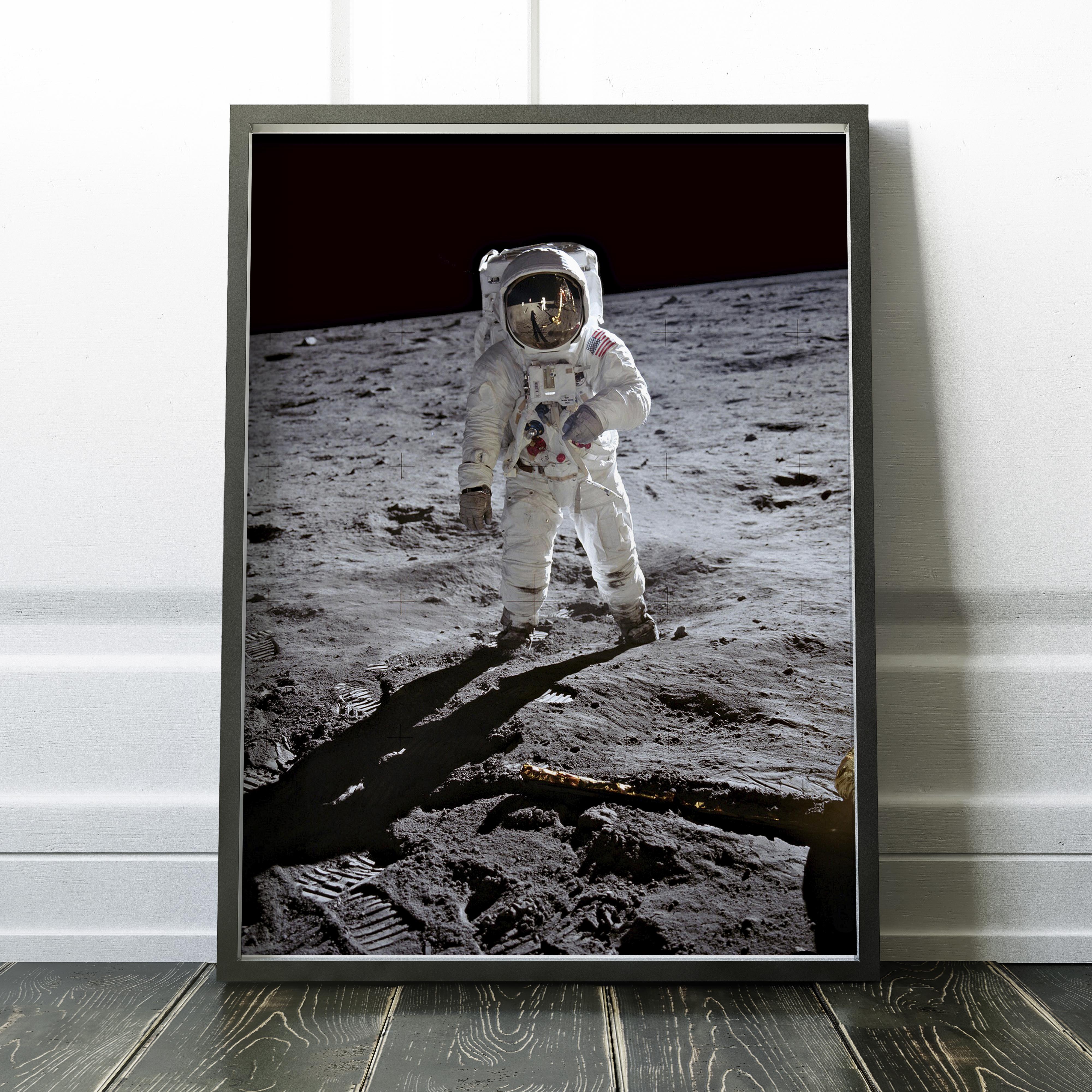Astronaut Buzz Aldrin Near Apollo 11 Module on Moon 1969 - Image 2