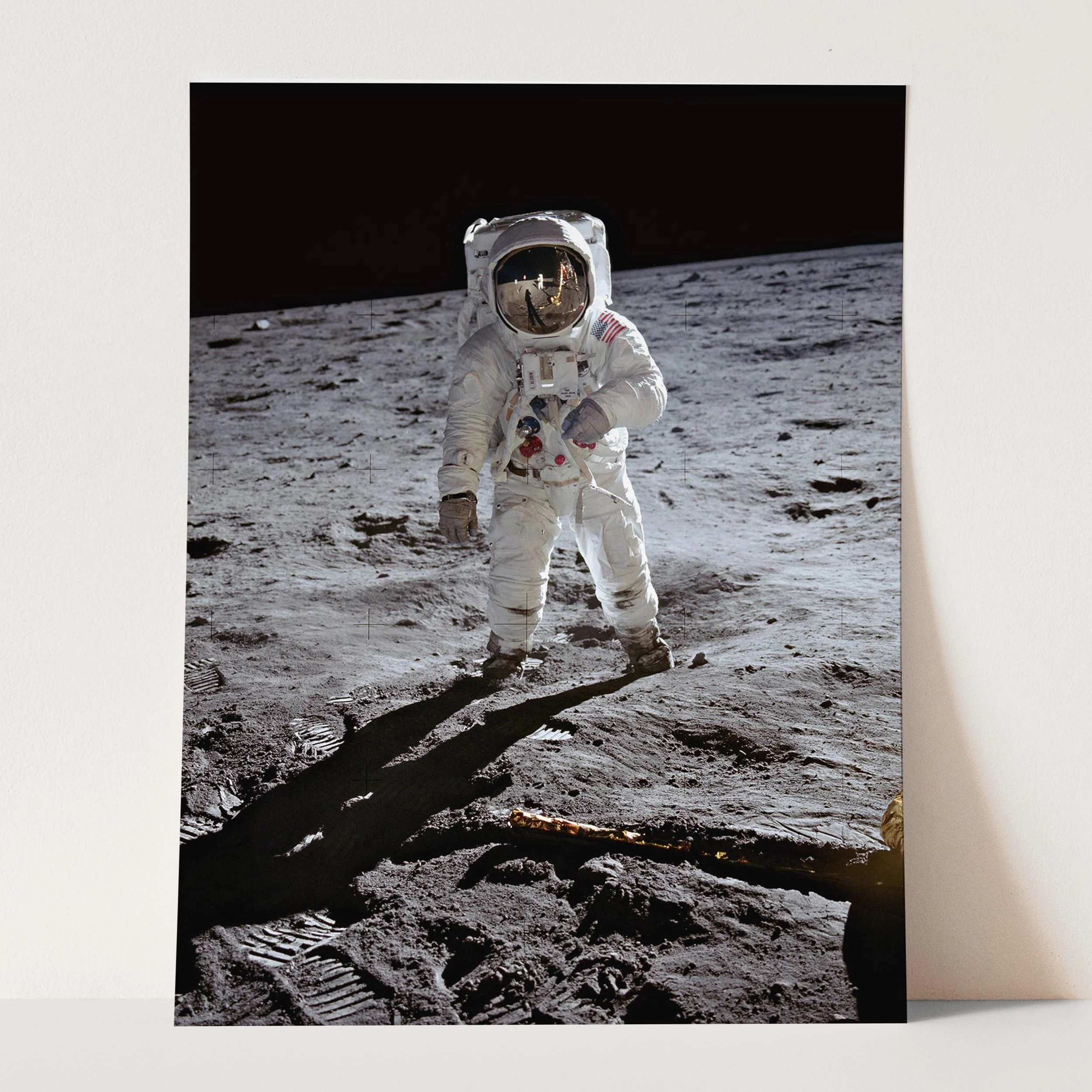 Astronaut Buzz Aldrin Near Apollo 11 Module on Moon 1969 - Image 5