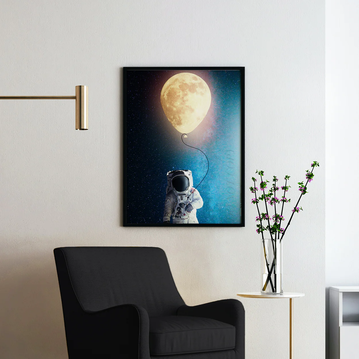 Astronaut With Moon Balloon - Image 2
