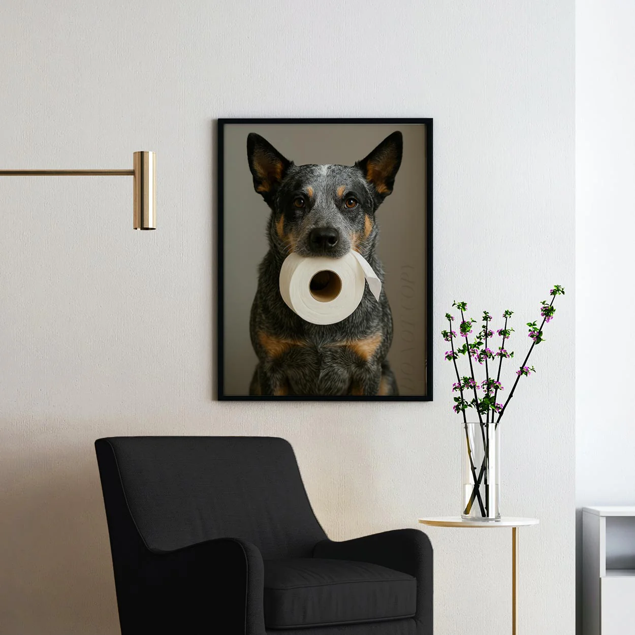 Australian Cattle Dog Toilet Paper - Image 2