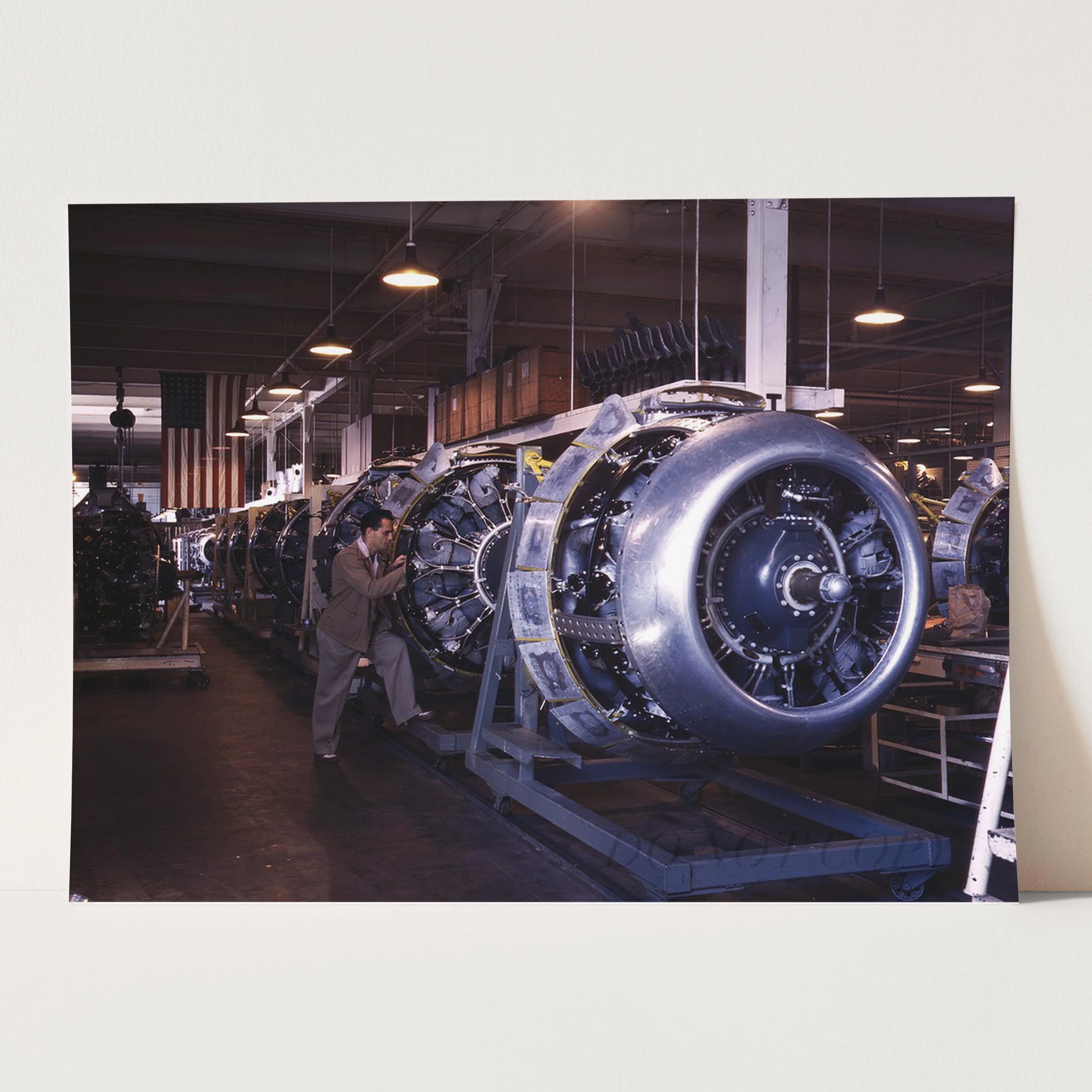 B52 Bomber Airplane Engines, World War Two - Image 3