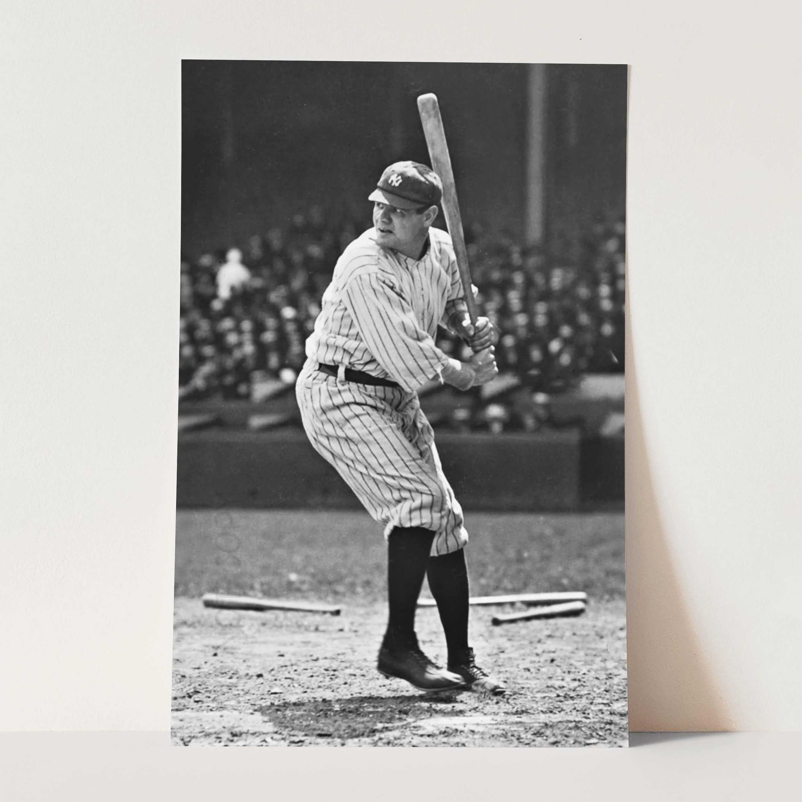 Babe Ruth 1920s MLB New York Yankees Baseball - Image 3