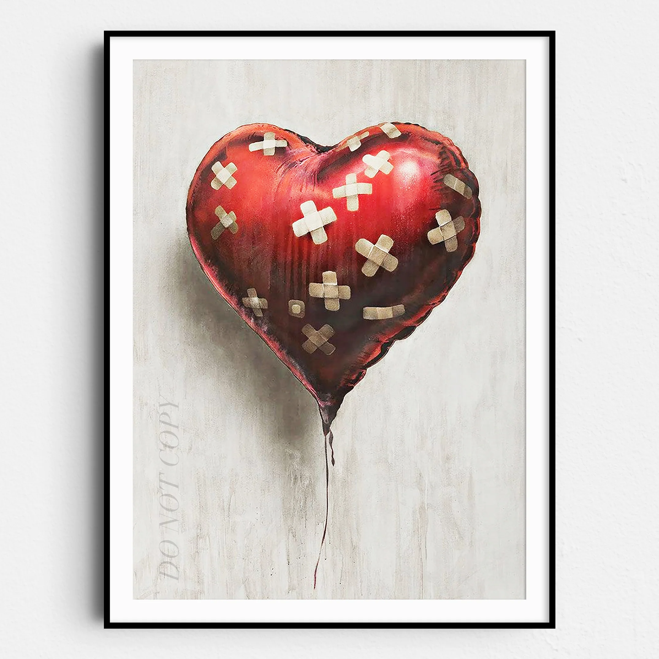 Bandaged Heart Banksy Bandaid