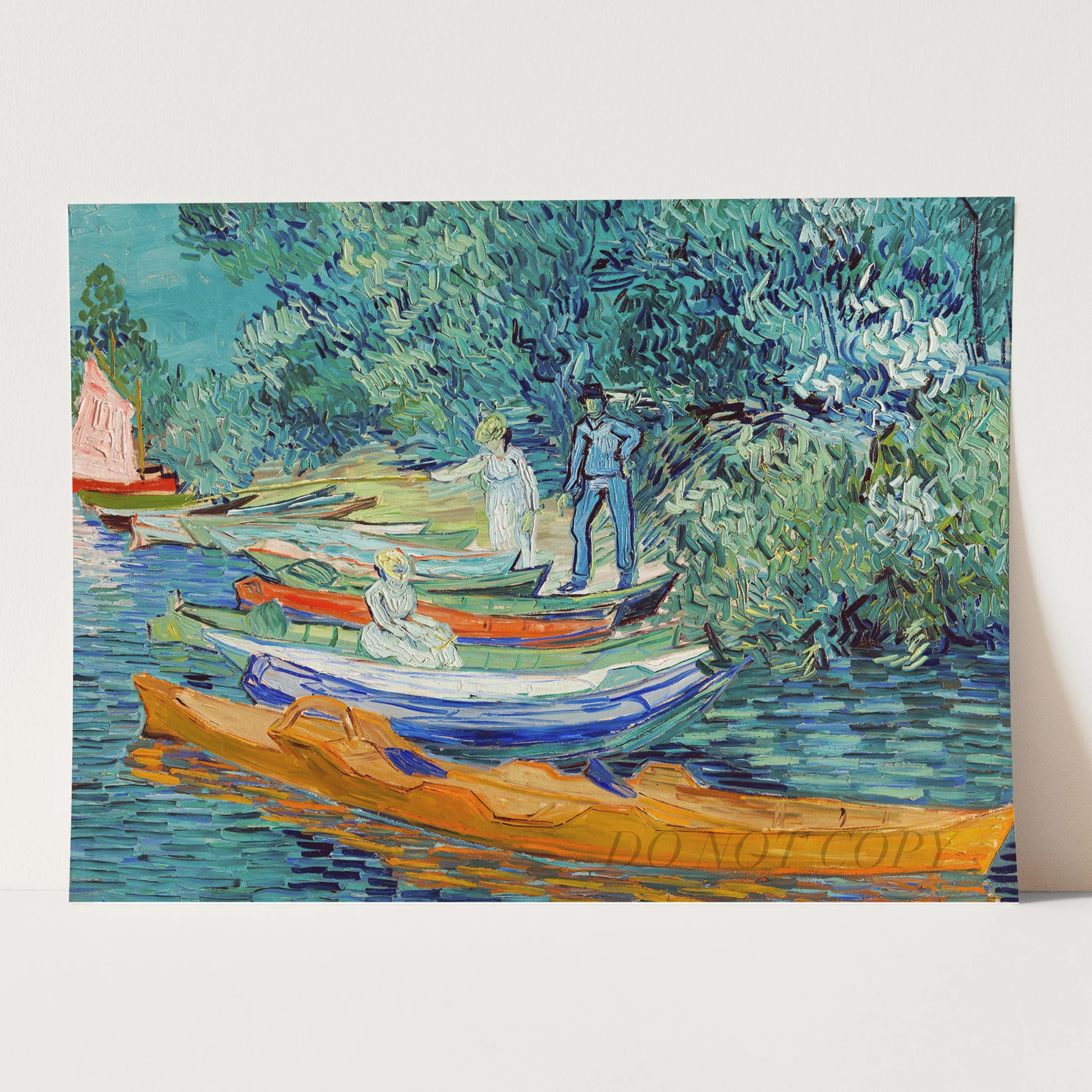 Bank of the Oise at Auvers (1890) by Van Gogh - Image 3