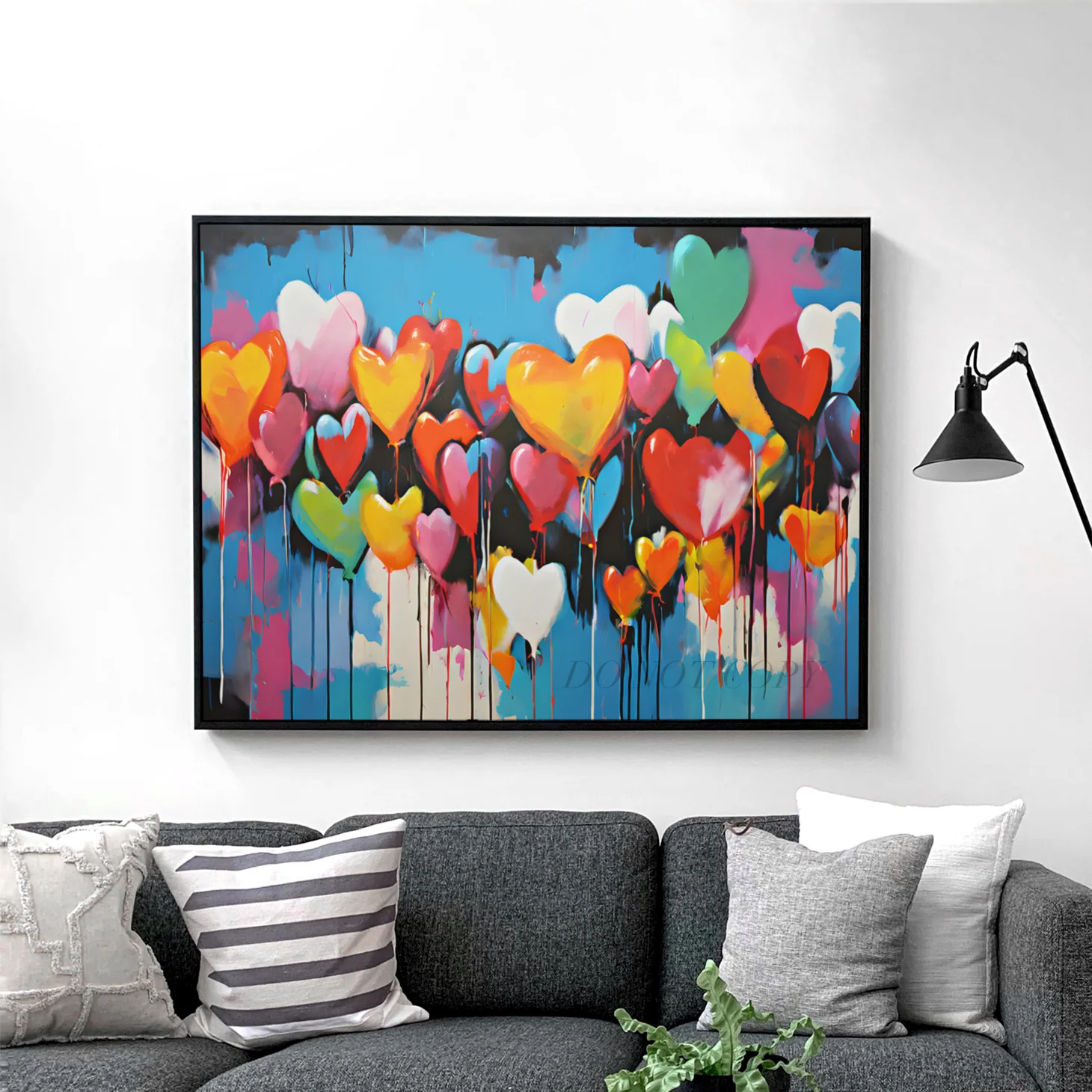 Banksy Balloon Hearts - Image 2