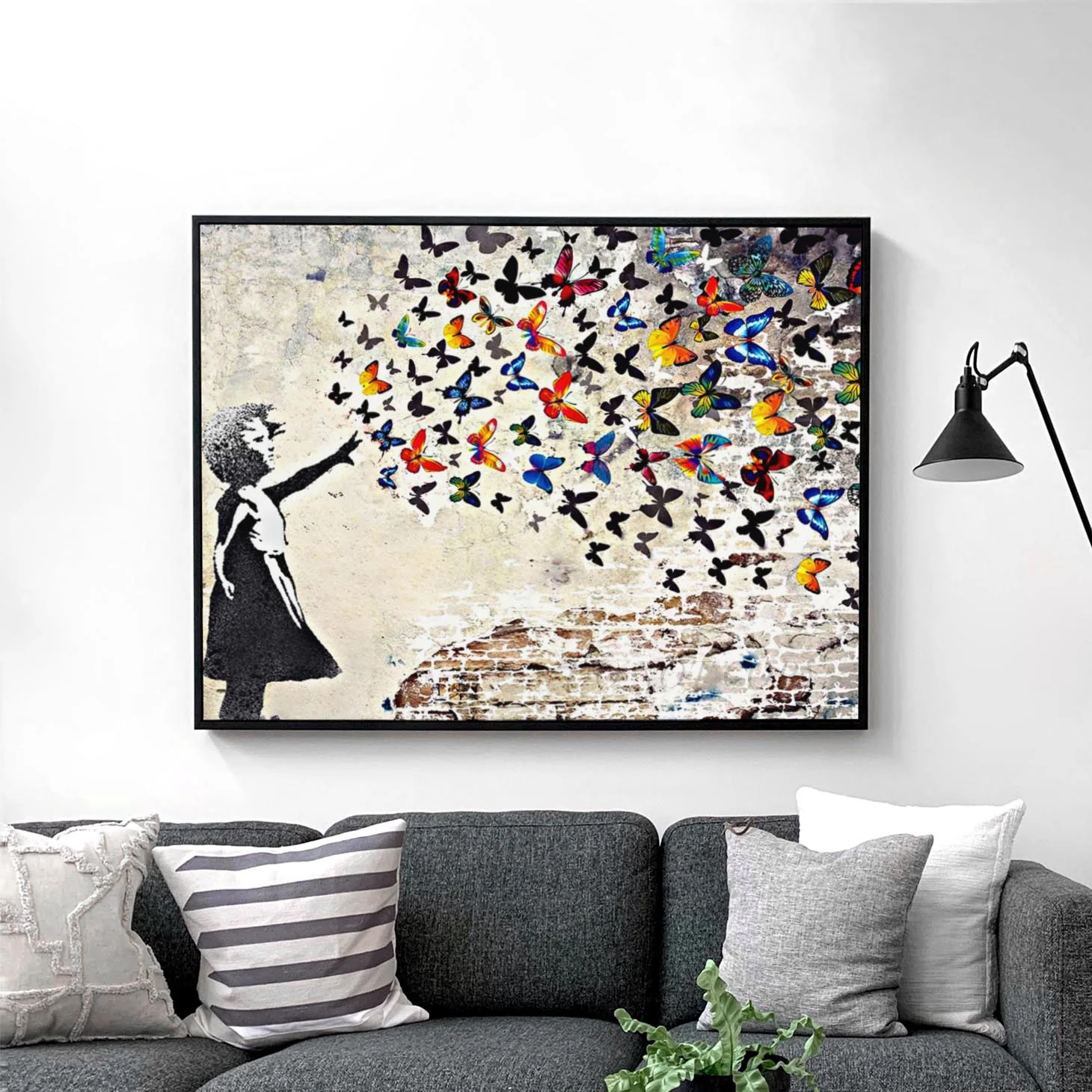 Banksy Butterfly Girl - Image 2