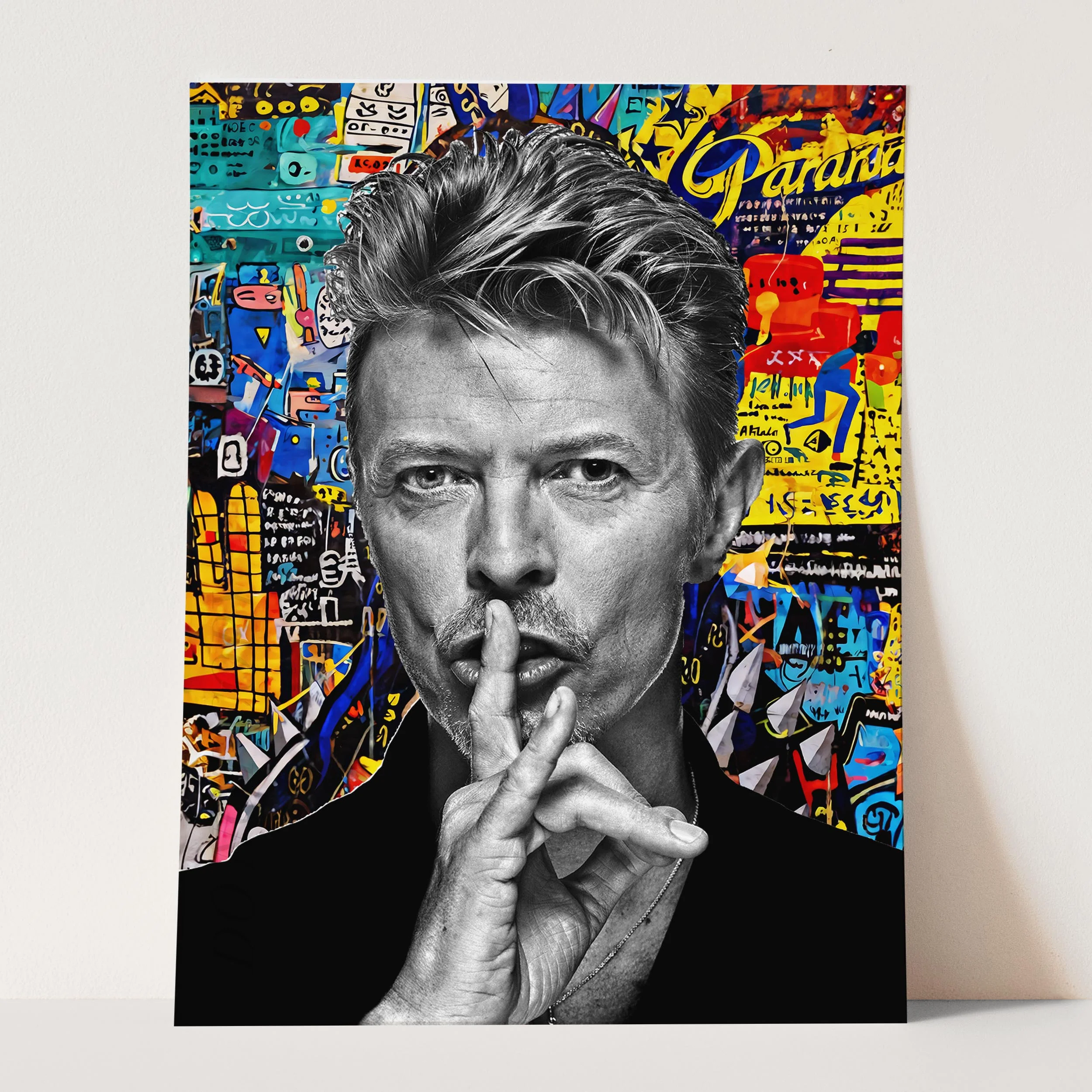 Banksy David Bowie Shush - Image 3