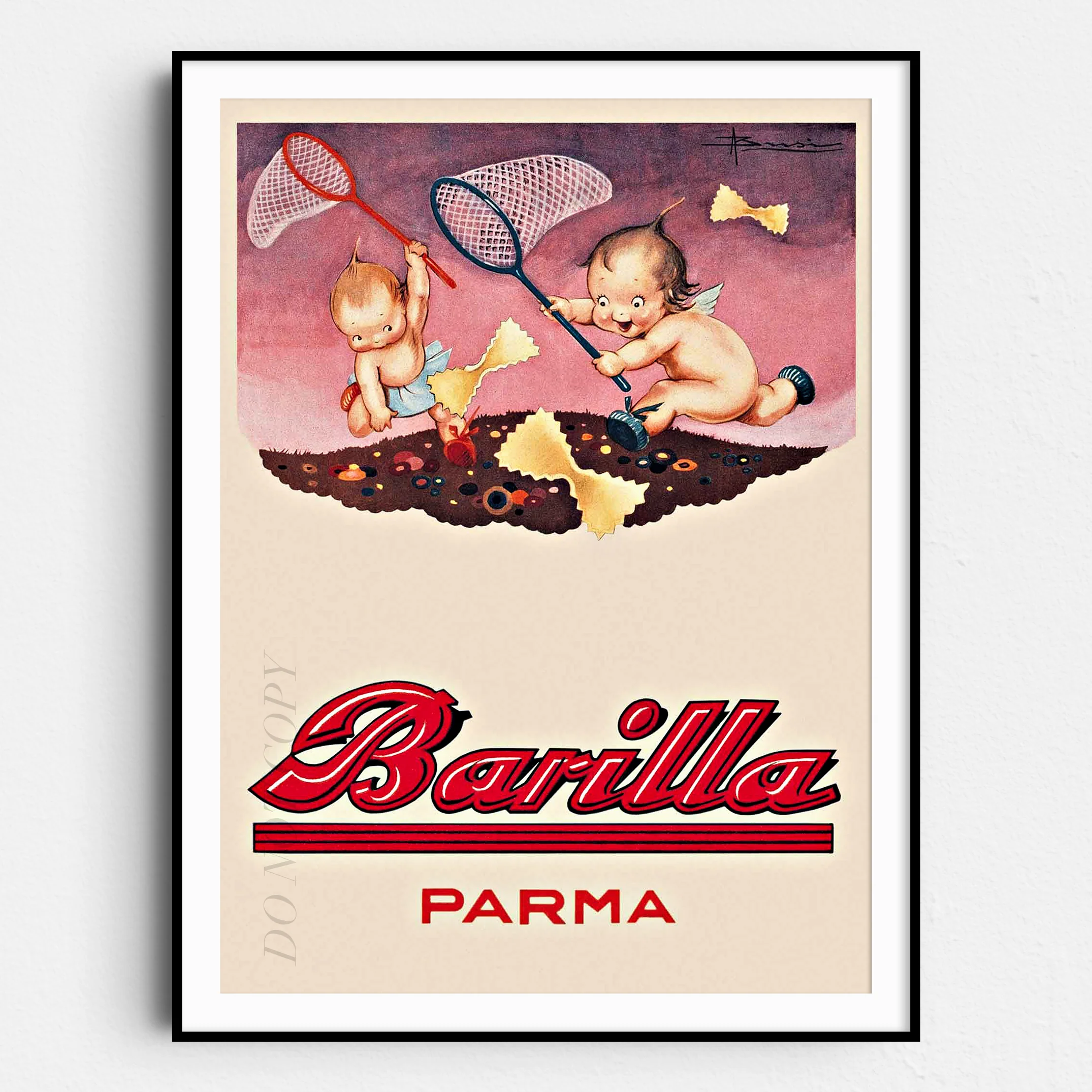 Barilla Parma Food & Drink Vintage Poster