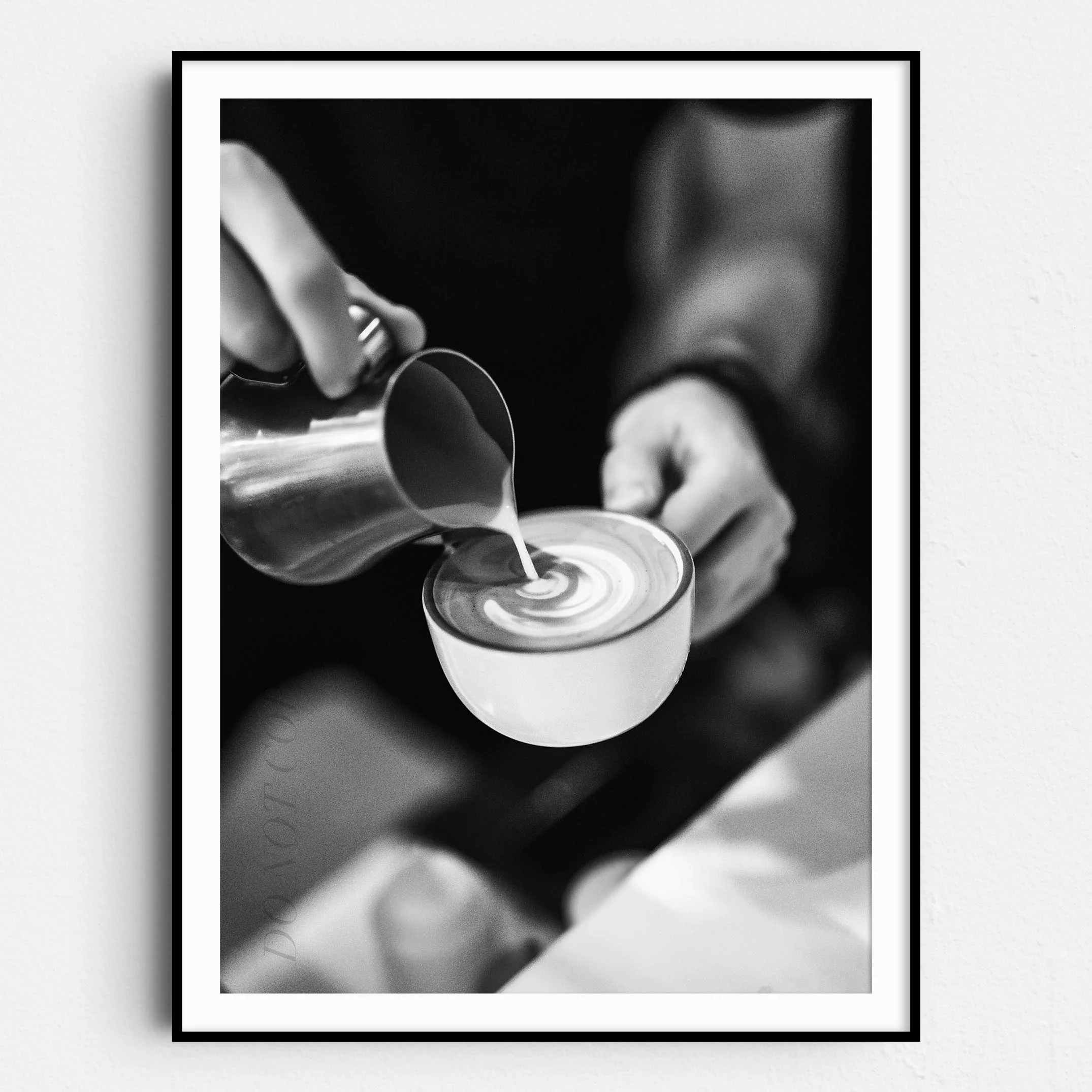 Barista Making Espresso Coffee