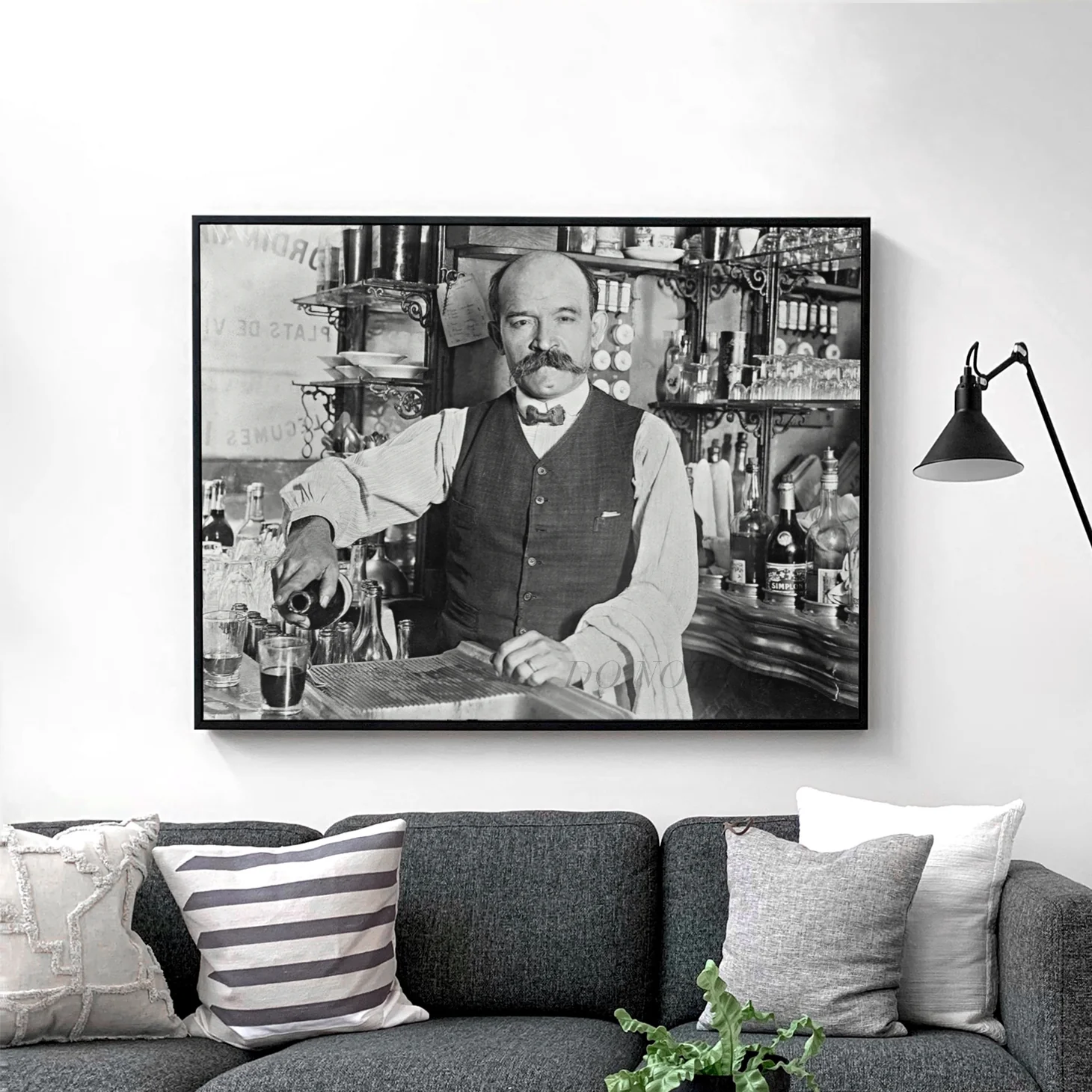Bartender Pouring A Drink 1910 - Image 2